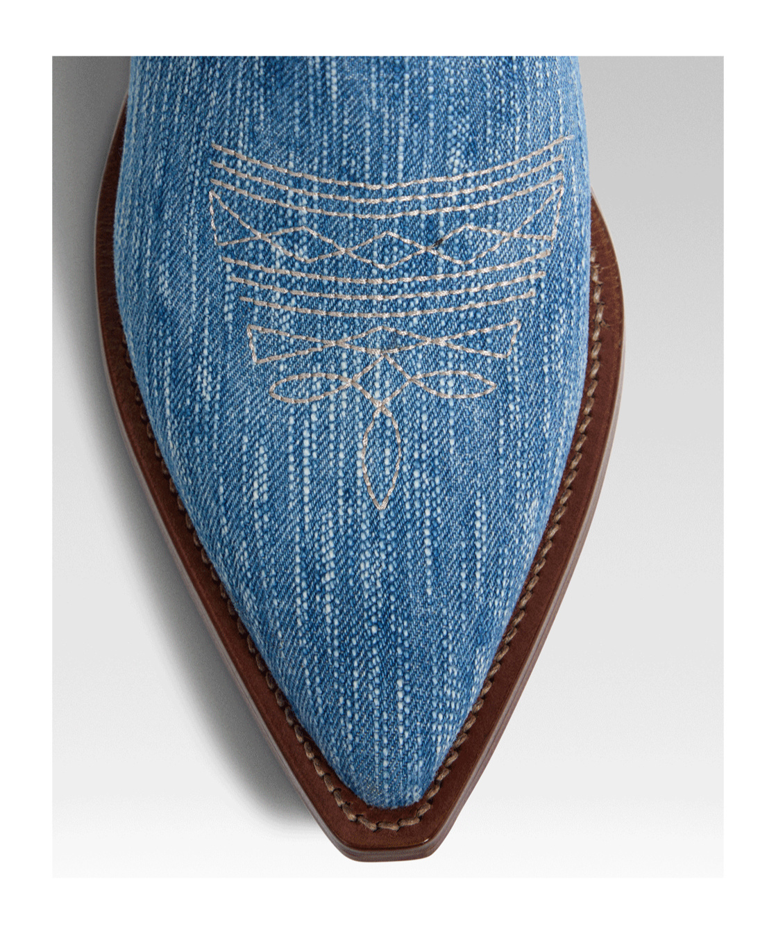 Sonora Denim Santa Fe Boots In Blue