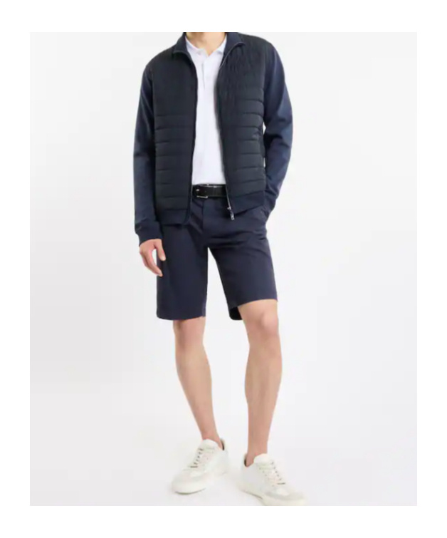FAY FAY QUILTED ZIP-UP JACKET