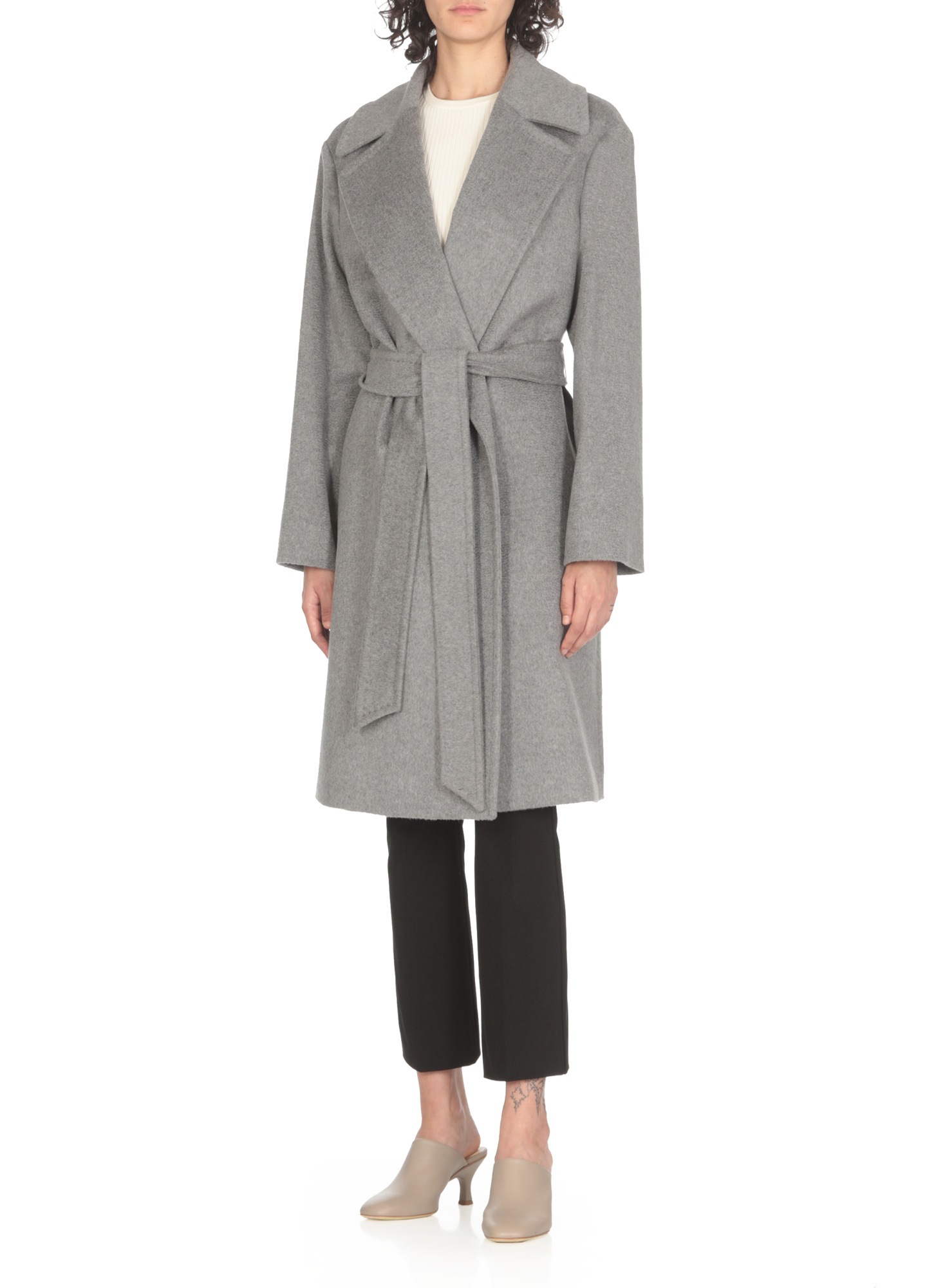 MAX MARA LONG-SLEEVED WOOL COAT