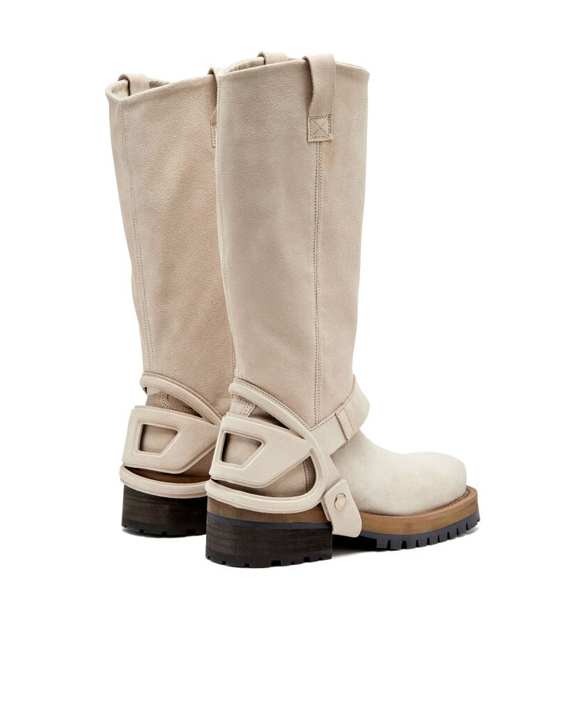 Diesel D-texan 2in2 Ch Boots In Nude
