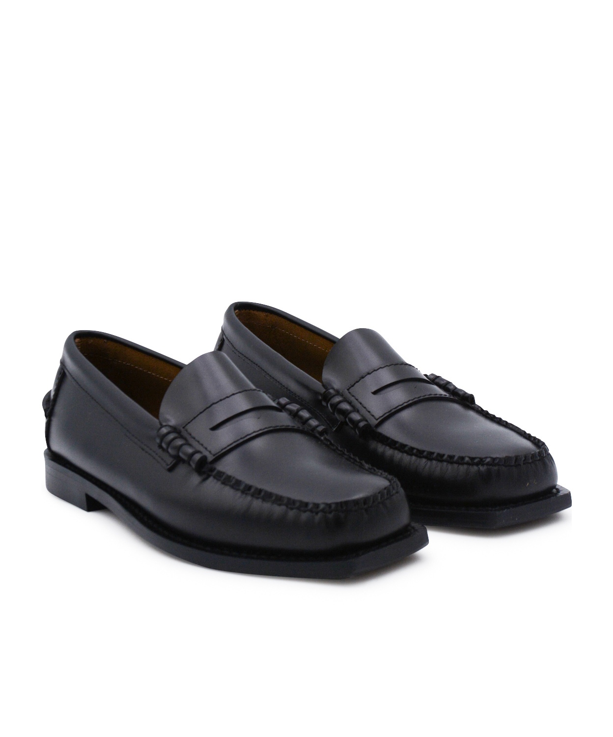 Sebago Flat Shoes Blacks And Greys In Black