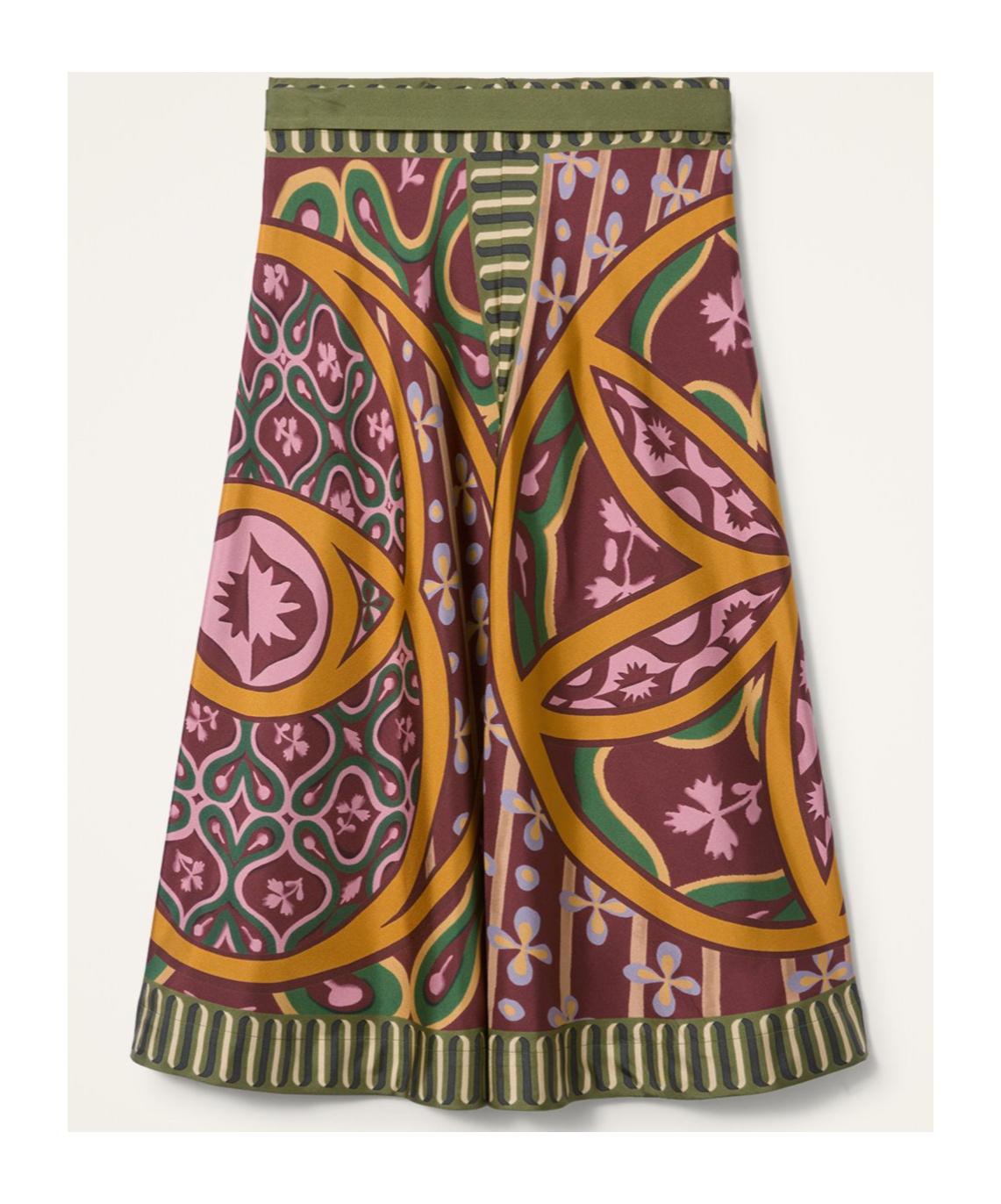 La Doublej Wrap Design Skirt In Yellow