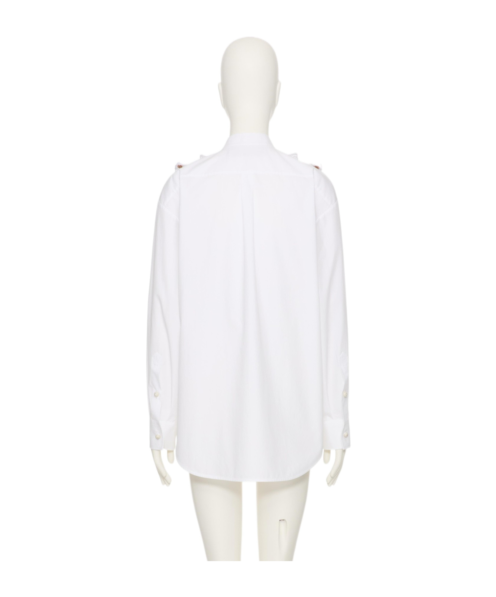 Valentino Long-sleeved Shirt In White