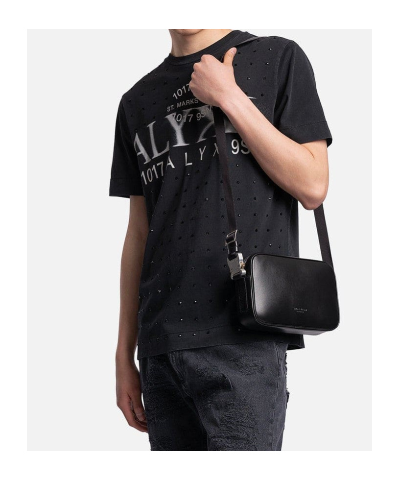 Alyx Item O-neck Short-sleeved T-shirt In Black