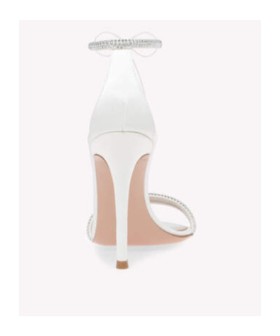 Gianvito Rossi Montecarlo Crystal-embellished Suede And Satin Sandals In White