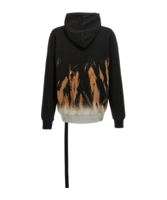 Shop Rick Owens Drkshdw Jumbo Gimp Zipped Hoodie In Black