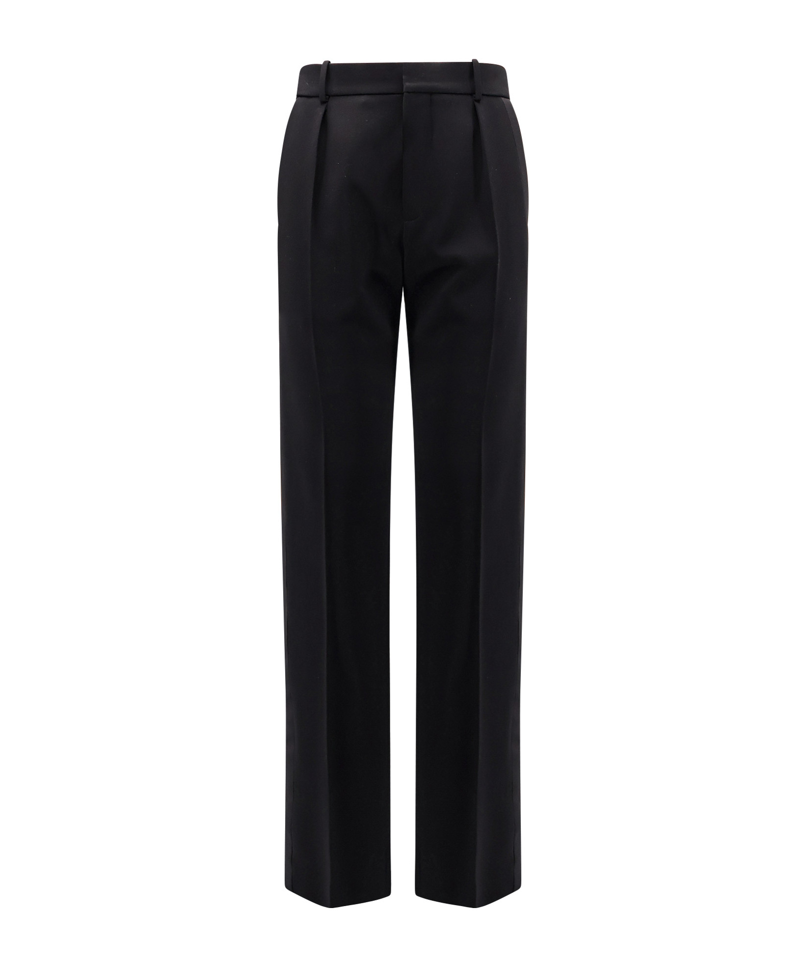 Saint Laurent Belt Loop Track Pants In Black