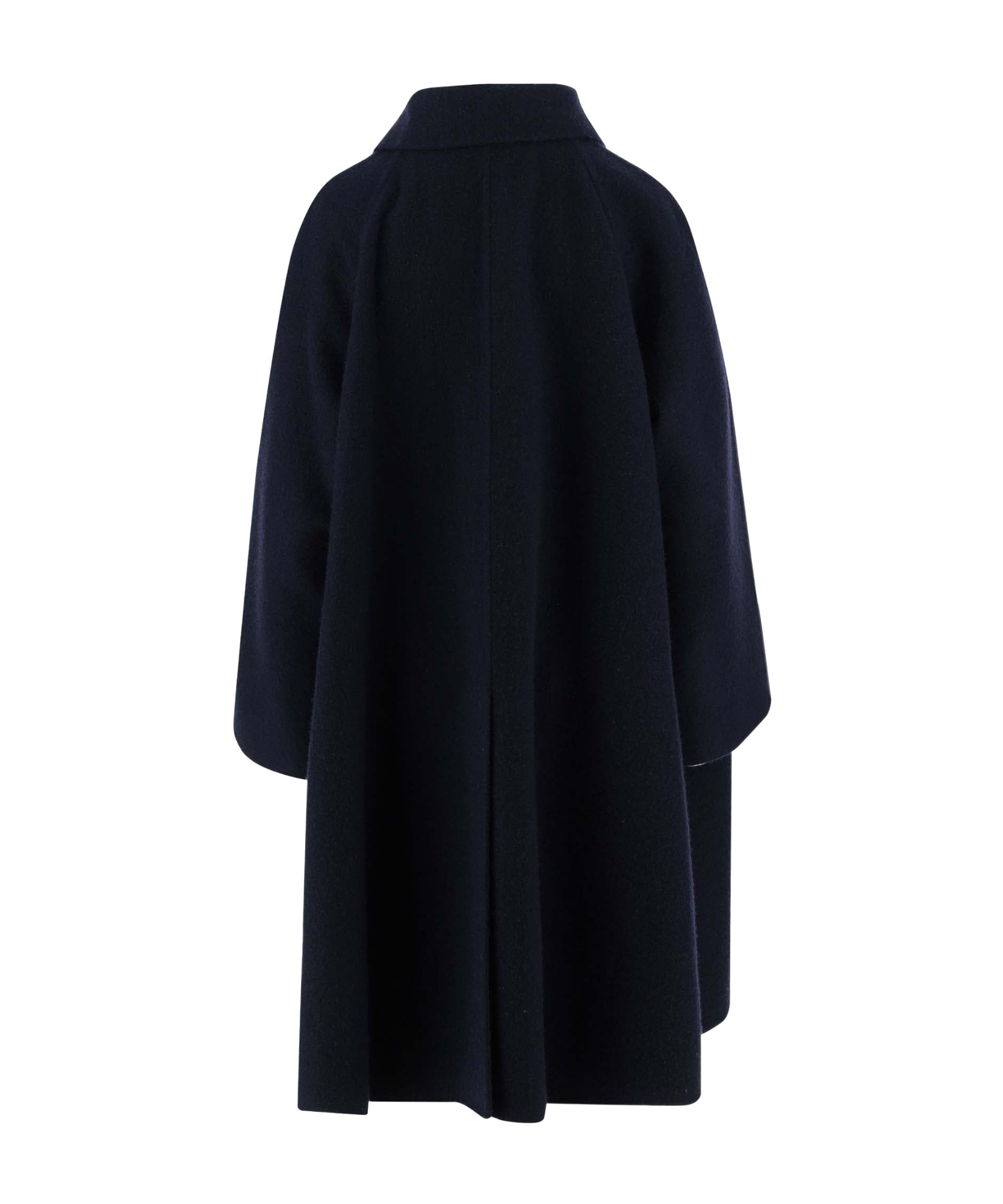 The Row Long-sleeved Coat In Blue