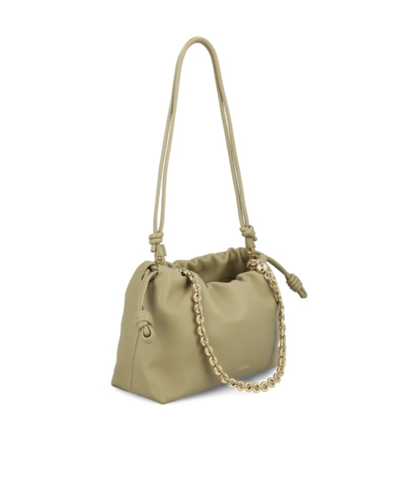 Loewe Medium Flamenco Purse In Mellow Nappa Lambskin In Nude