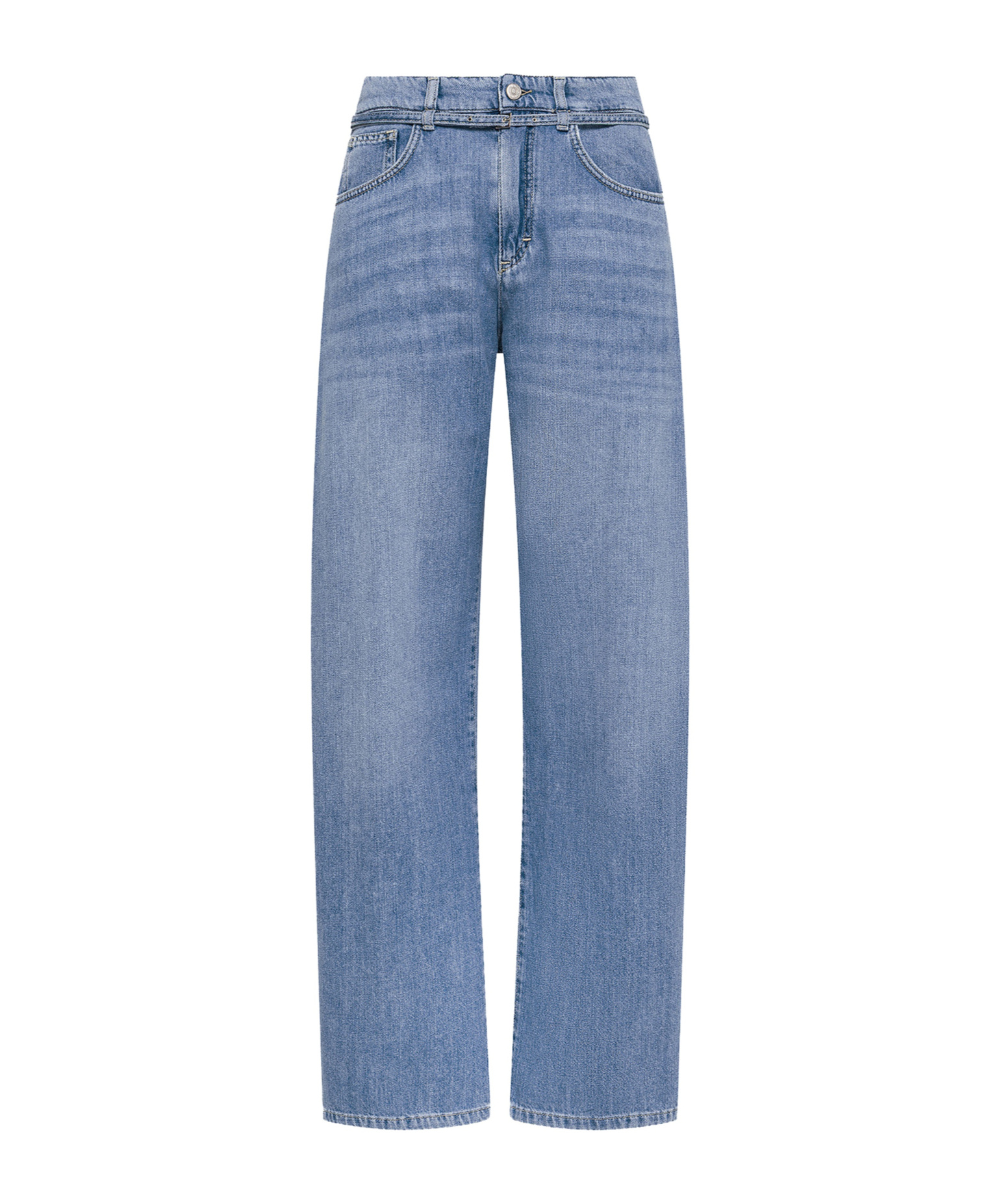 Seventy Belt Loop Jeans In Blue