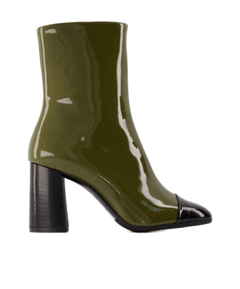 CAREL PARIS THICK HEELED SHORT BOOTS