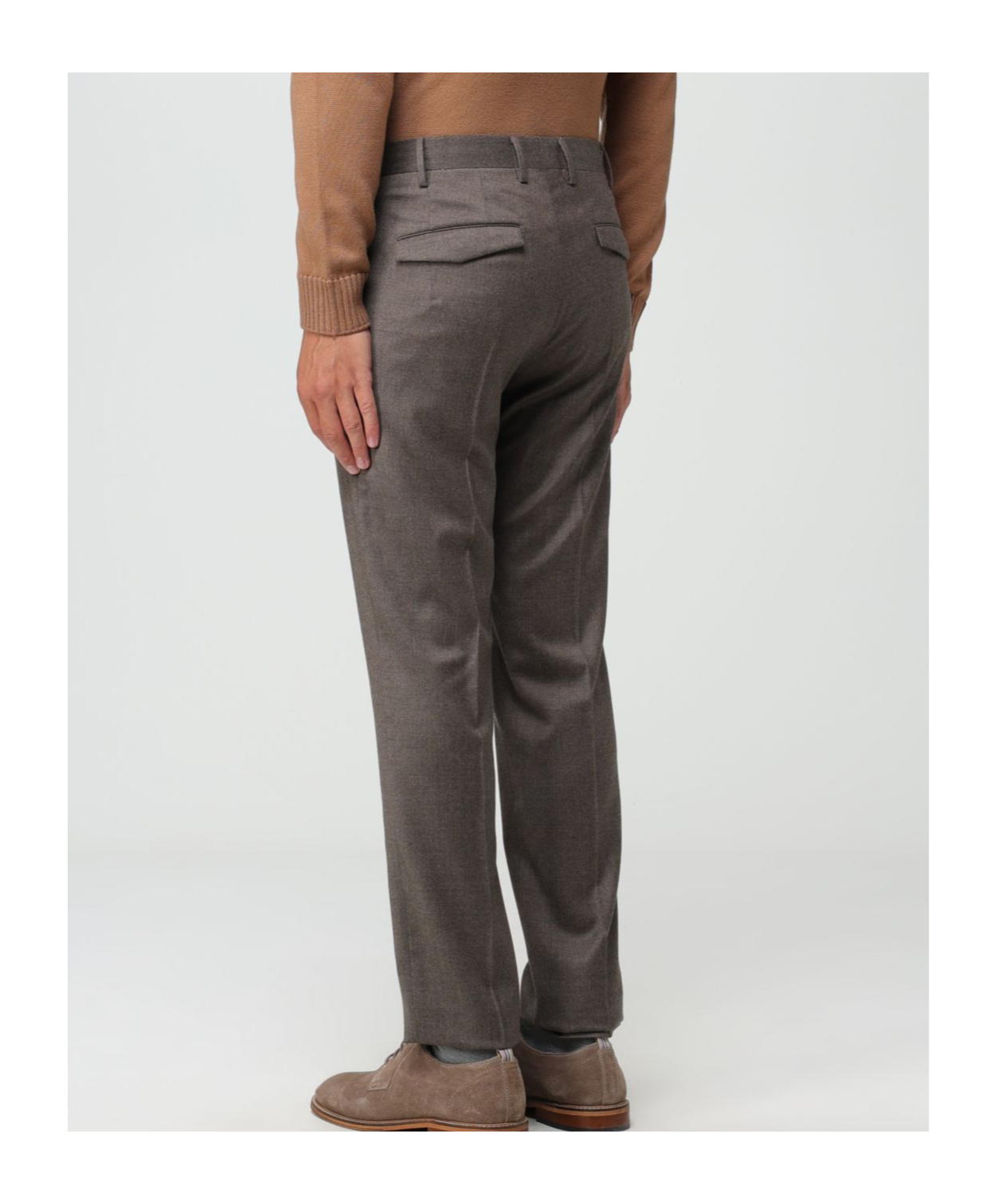 Pt01 Belt-loop Casual Pants In Black