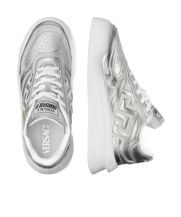 Versace Odissea Low Top Sneakers In Gray