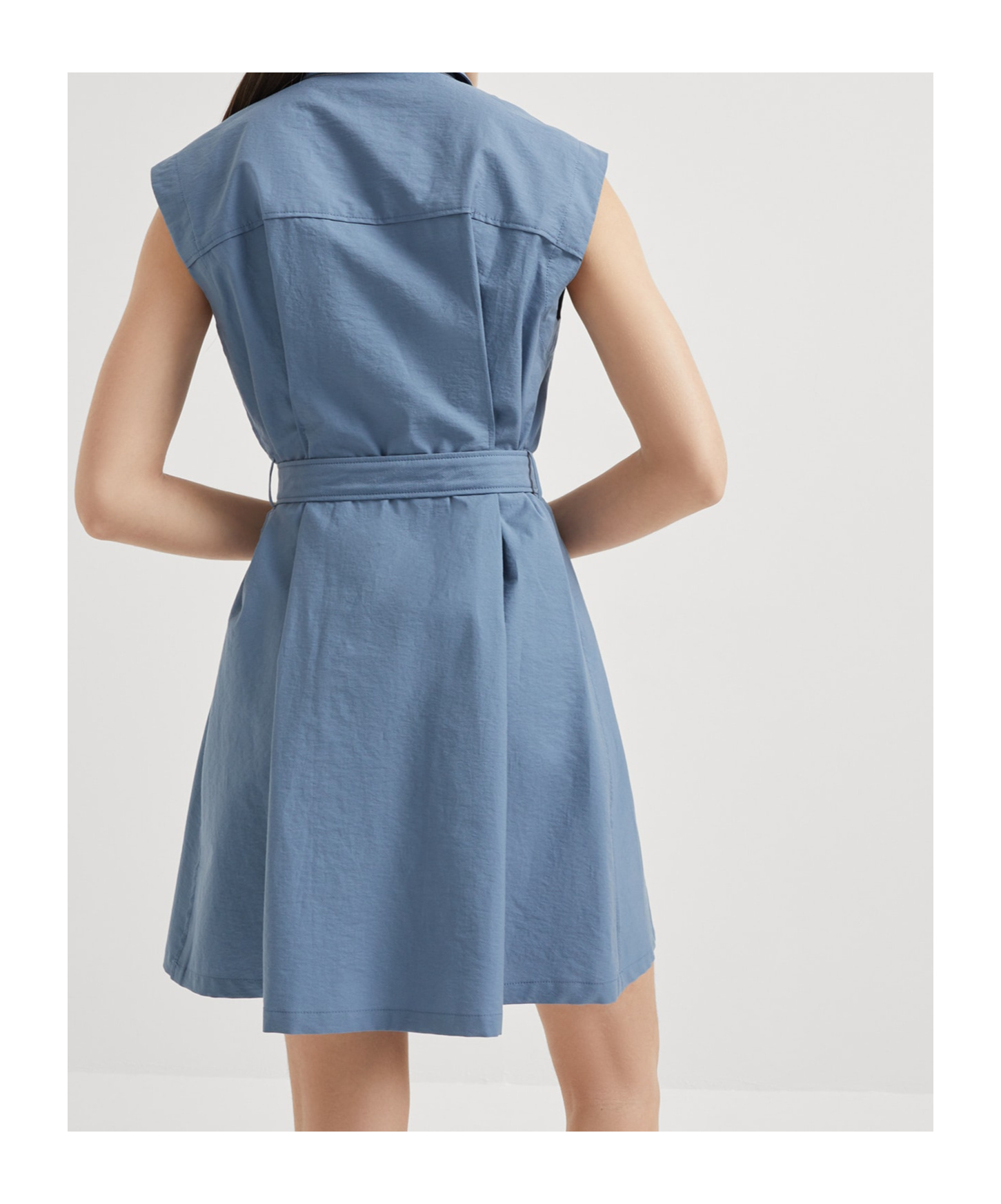 Brunello Cucinelli Mini Chemisier Dress With Monili