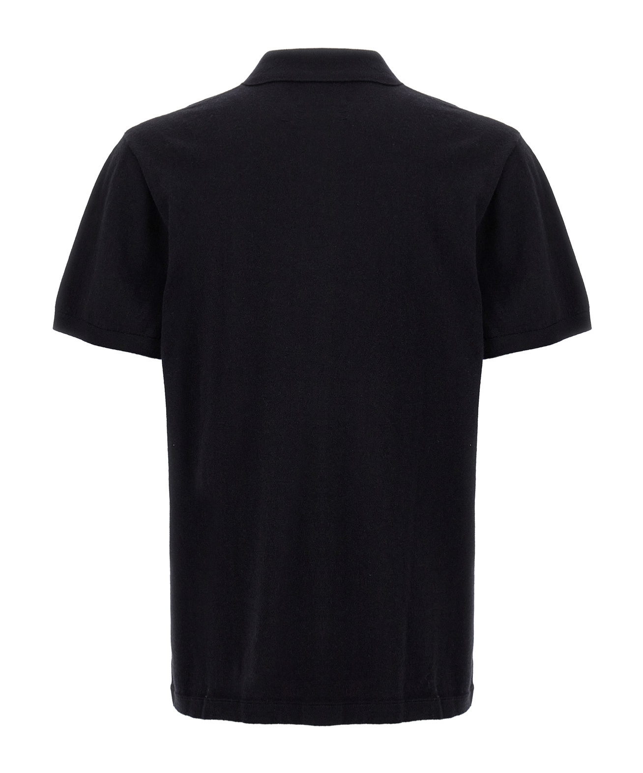 Shop Extreme Cashmere Short-sleeved Polo Shirt In Black