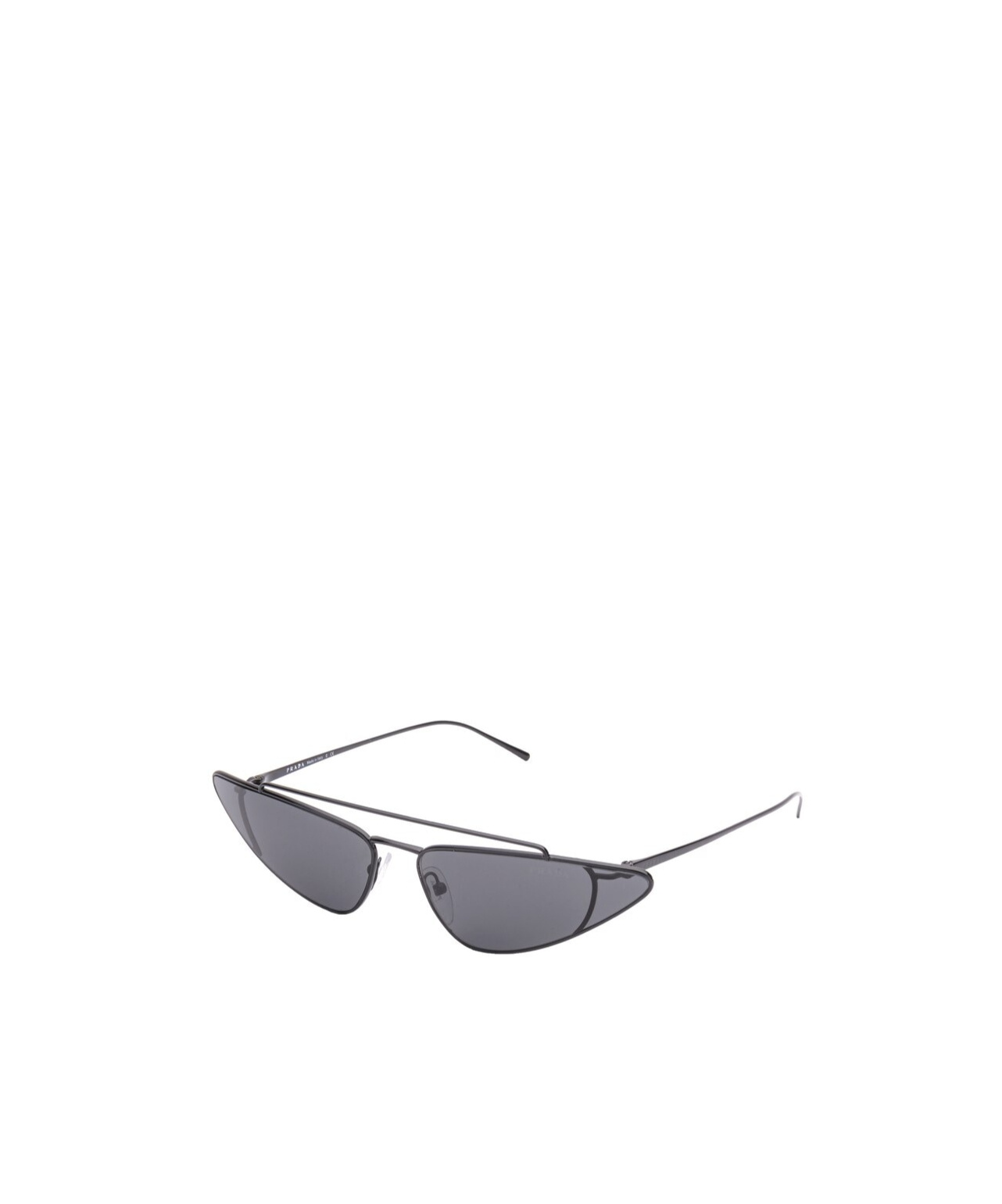 Prada Logo Sunglasses In Gray