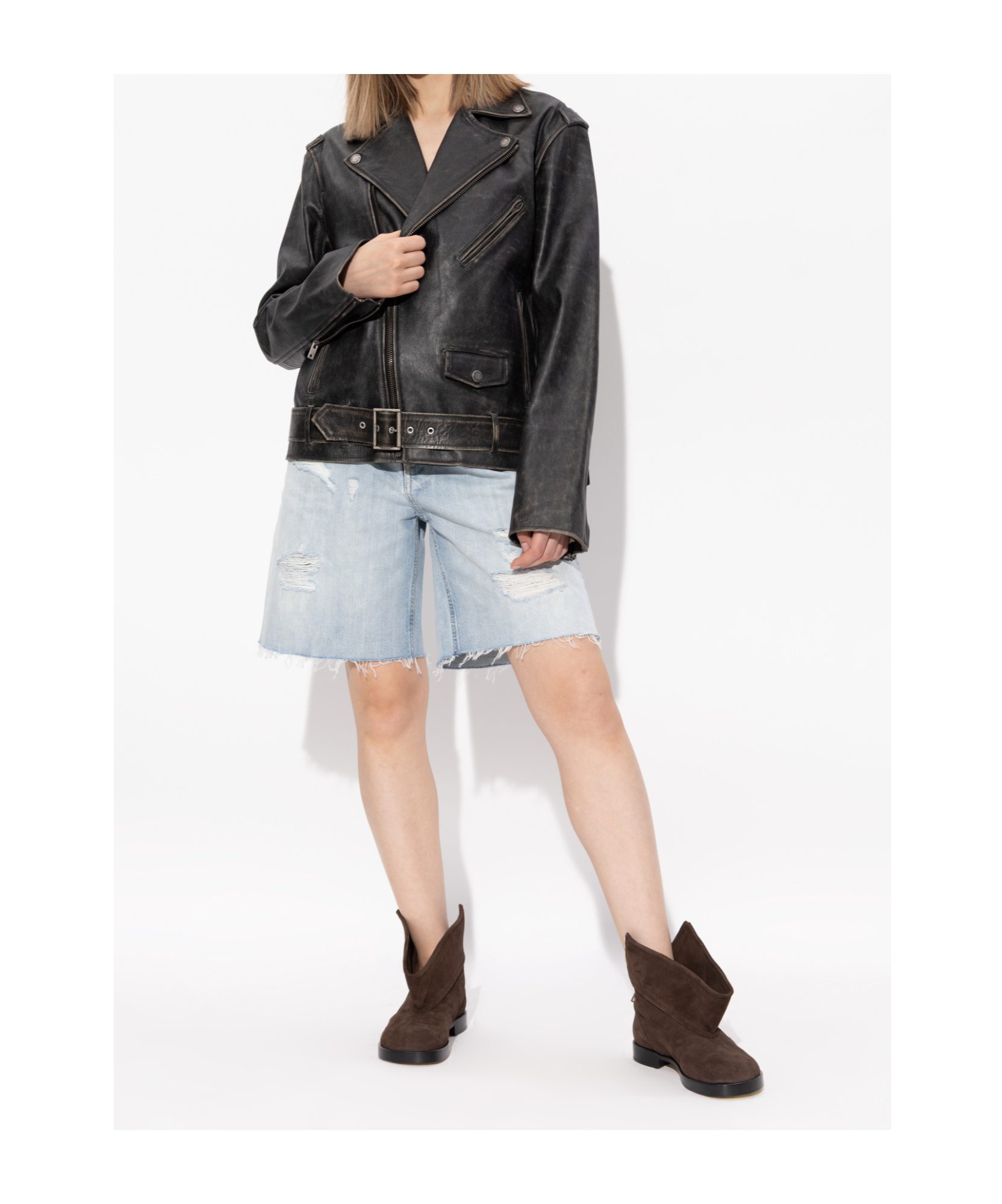 Jw Anderson Round Toe Ankle Boots In Brown