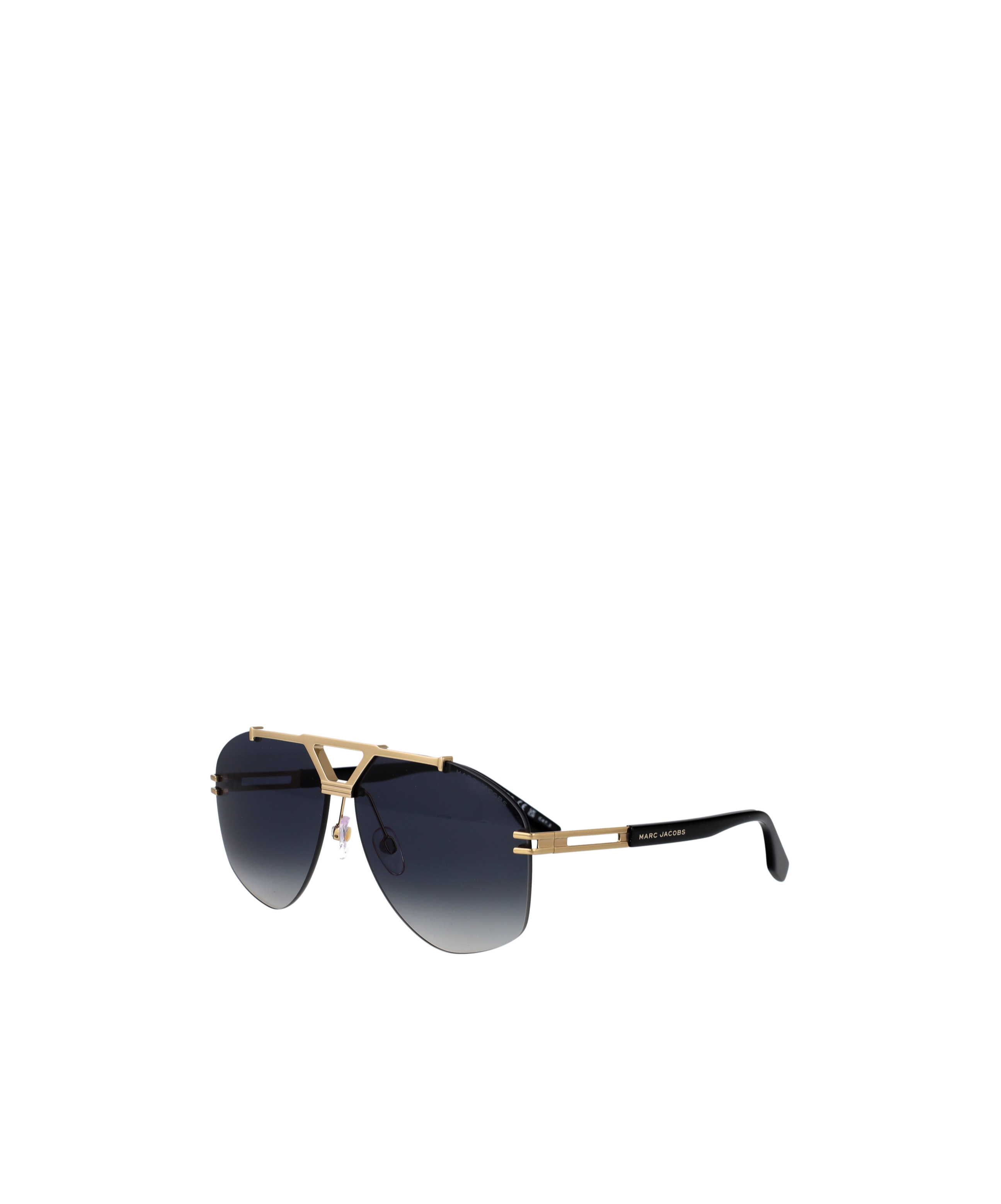 Marc Jacobs Full Frame Sunglasses In Gold