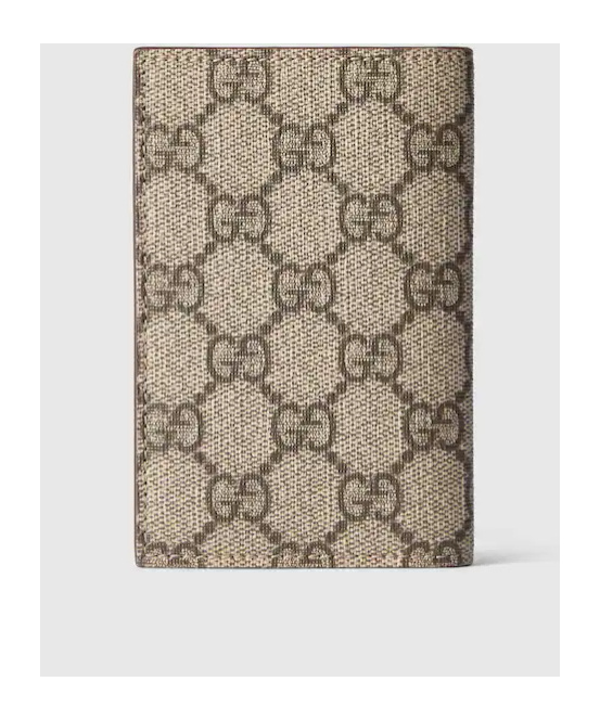 Gucci Gg Detail Card Holder In Nude