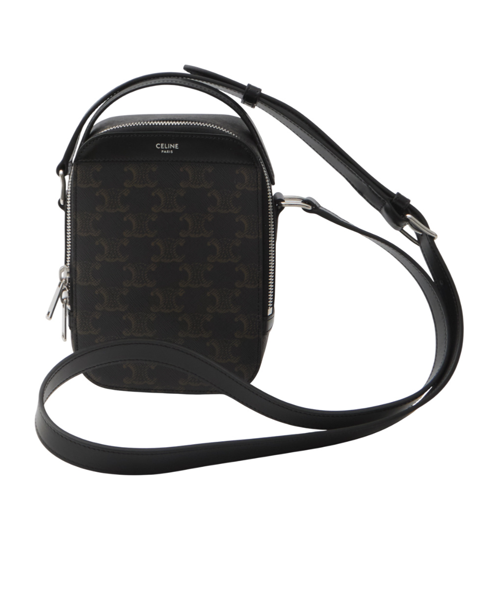 Celine Triomphe Shoulder Bag In Black