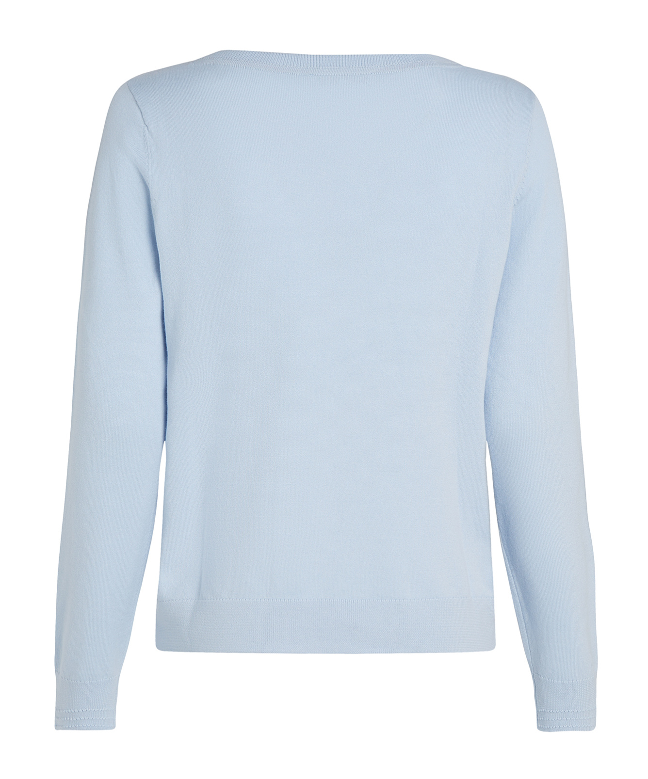 Shop Tommy Hilfiger Long-sleeved Sweater In Blue