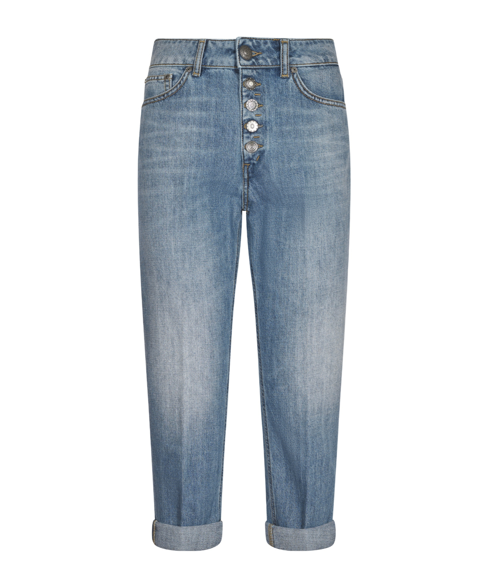 Dondup Button-fly Rolled Jeans