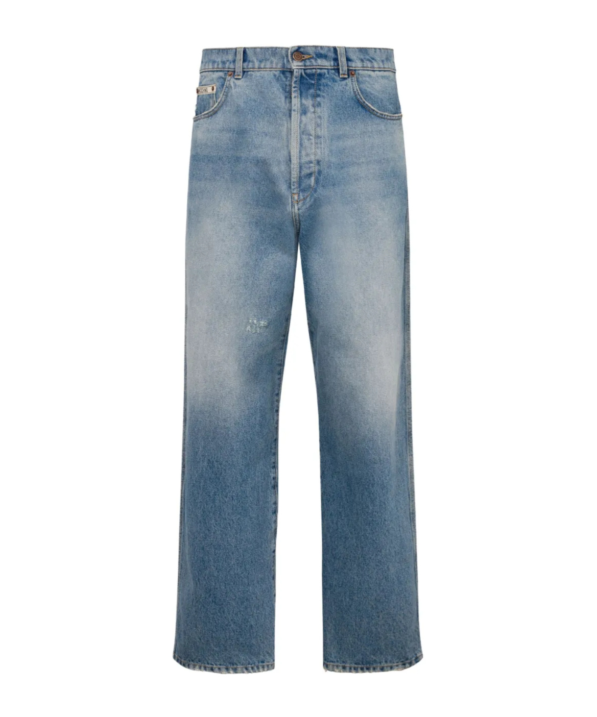Moschino Multi-pocket Jeans In Blue