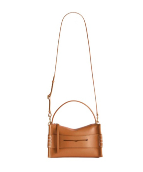 Jw Anderson Small Loafer Bag In Tan Leather In Brown