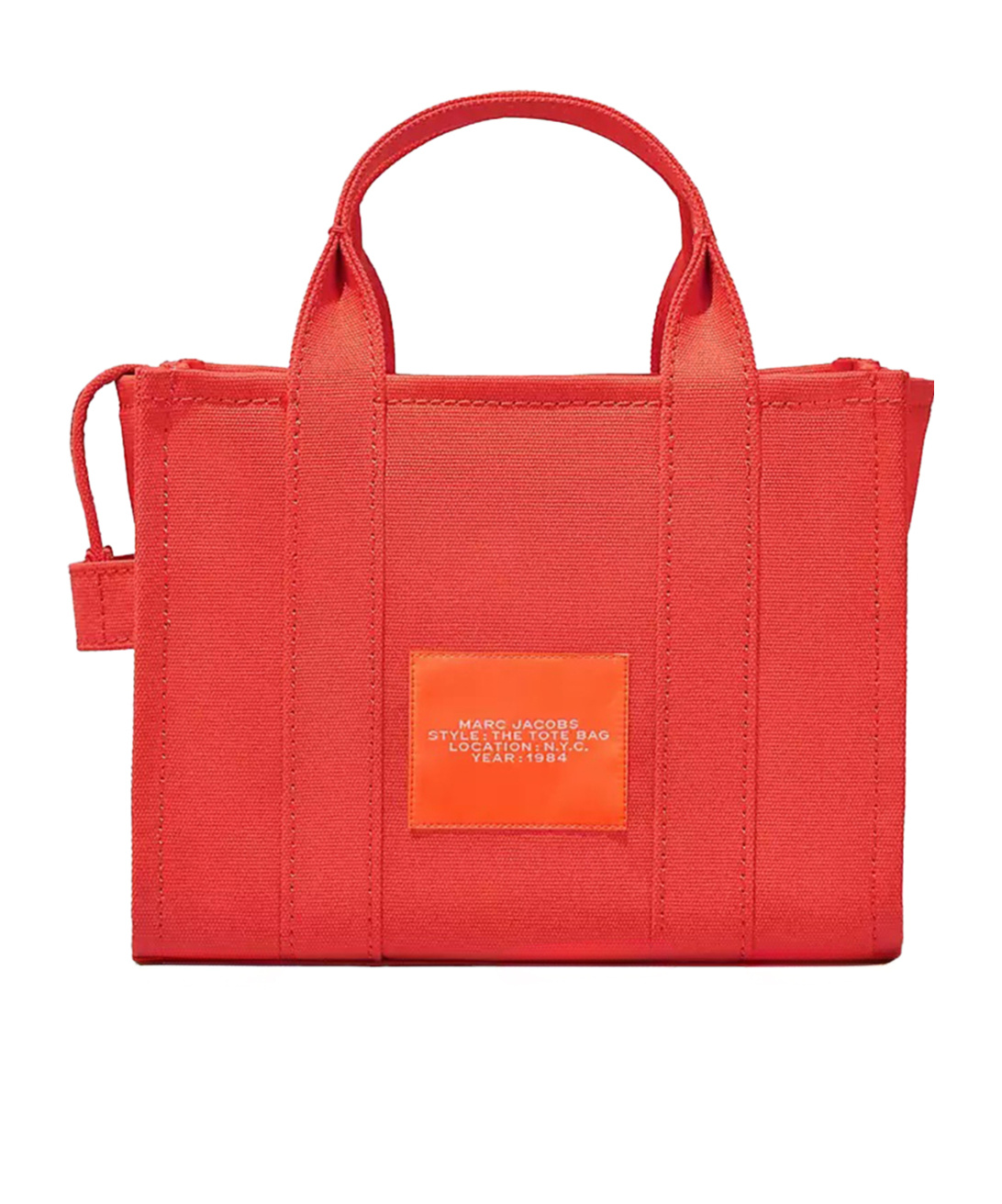 Marc Jacobs The Medium Cotton Tote Bag In Red