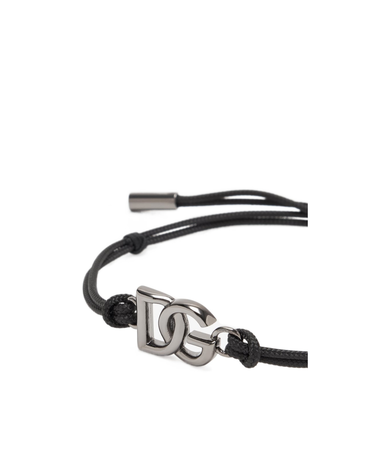 Dolce & Gabbana Dg Logo Cord Bracelet