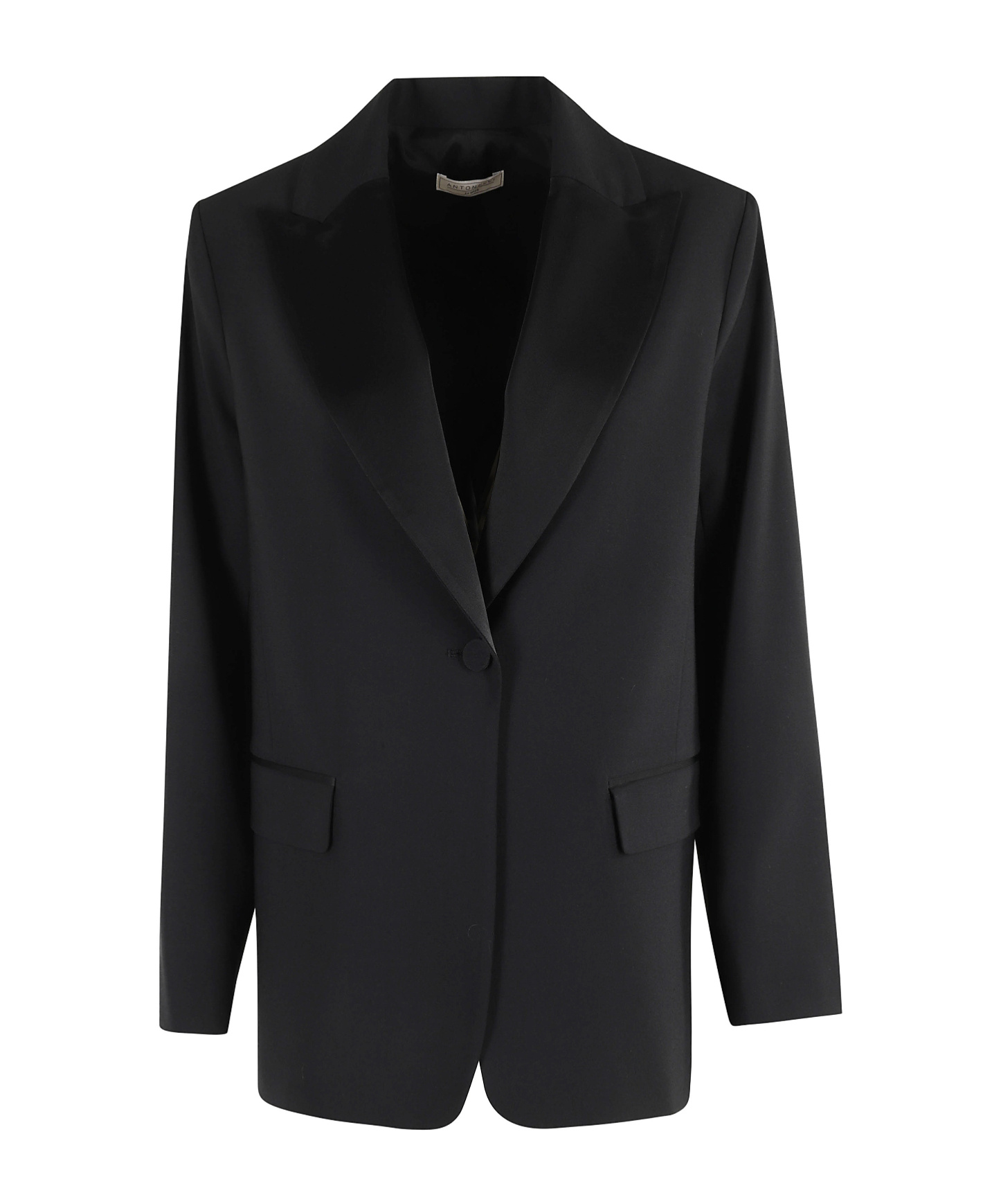Antonelli Single-breasted Blazer In Black