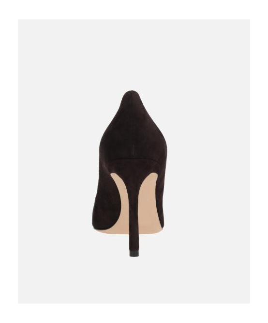 Jimmy Choo Romy 85 Spitze Pumps Aus Schwarzem Leder Mit Eidechsen-print In Black
