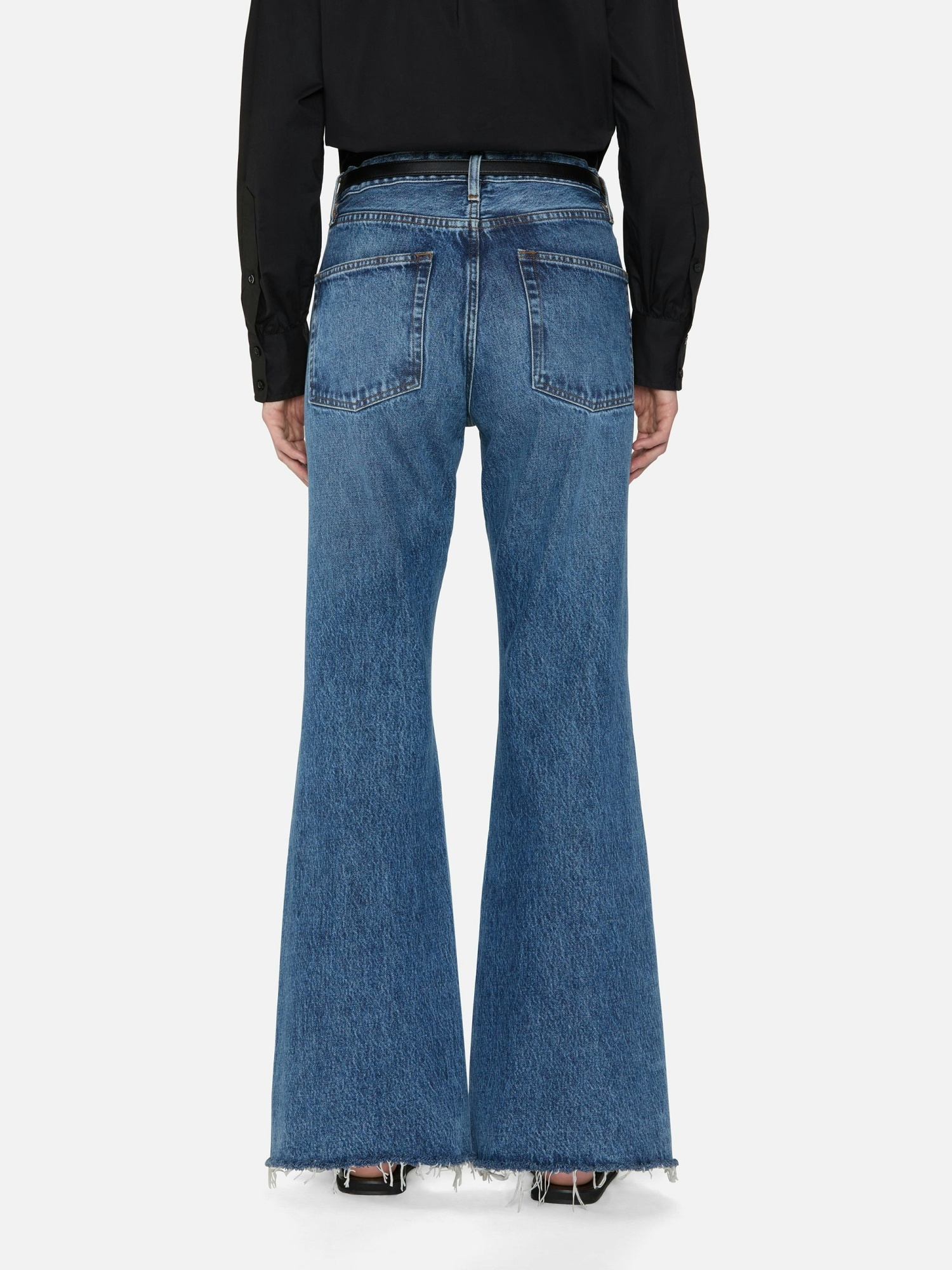 Frame Belt Loop Jeans In Blue