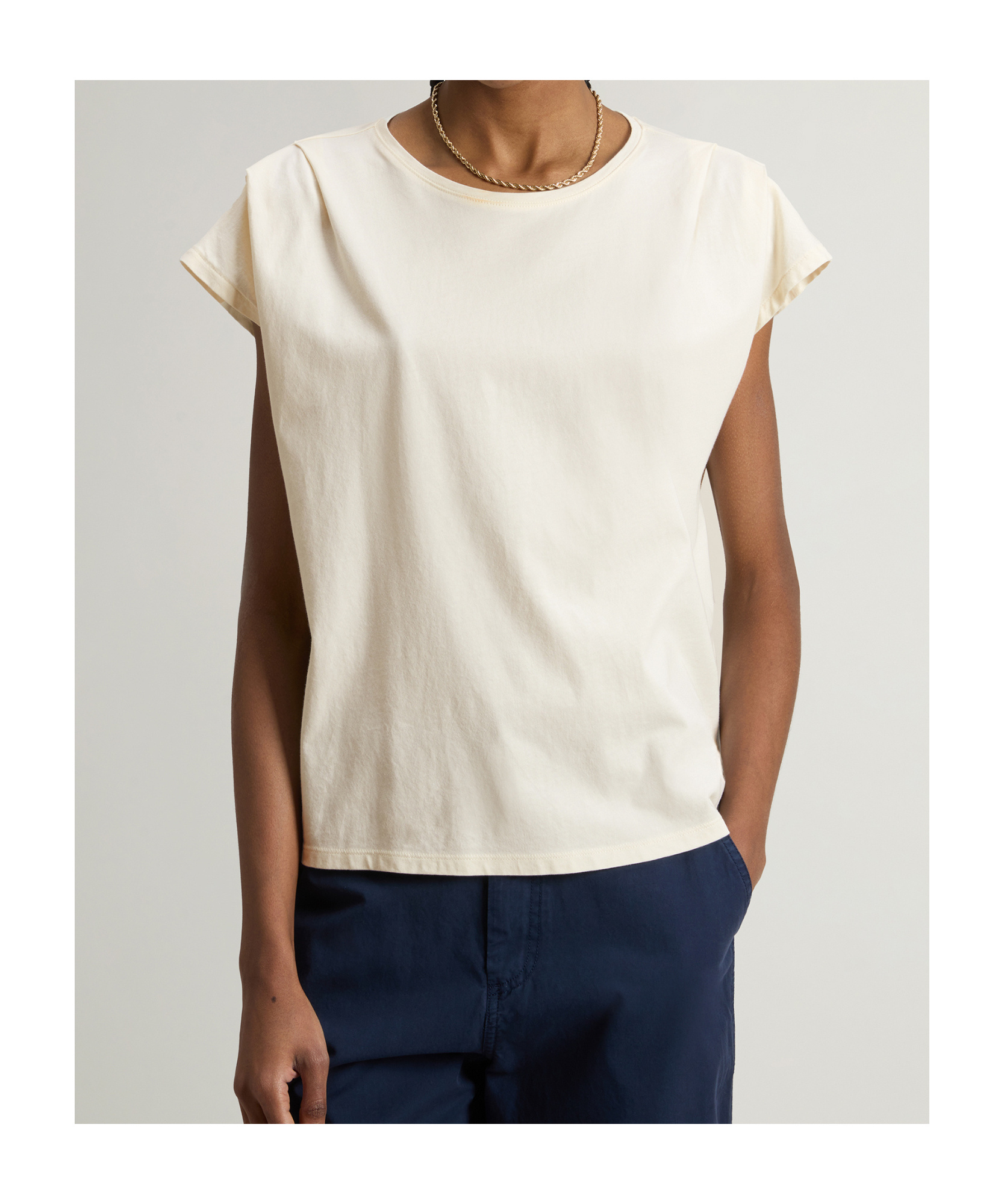 Woolrich Pleated T-shirt In White