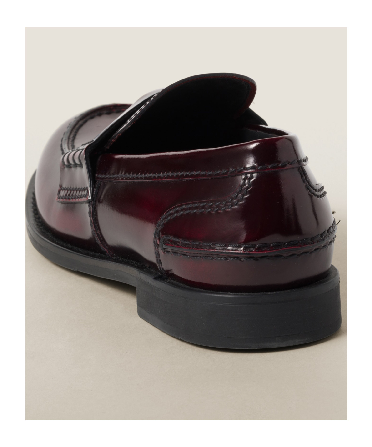 MIU MIU LEATHER LOAFERS