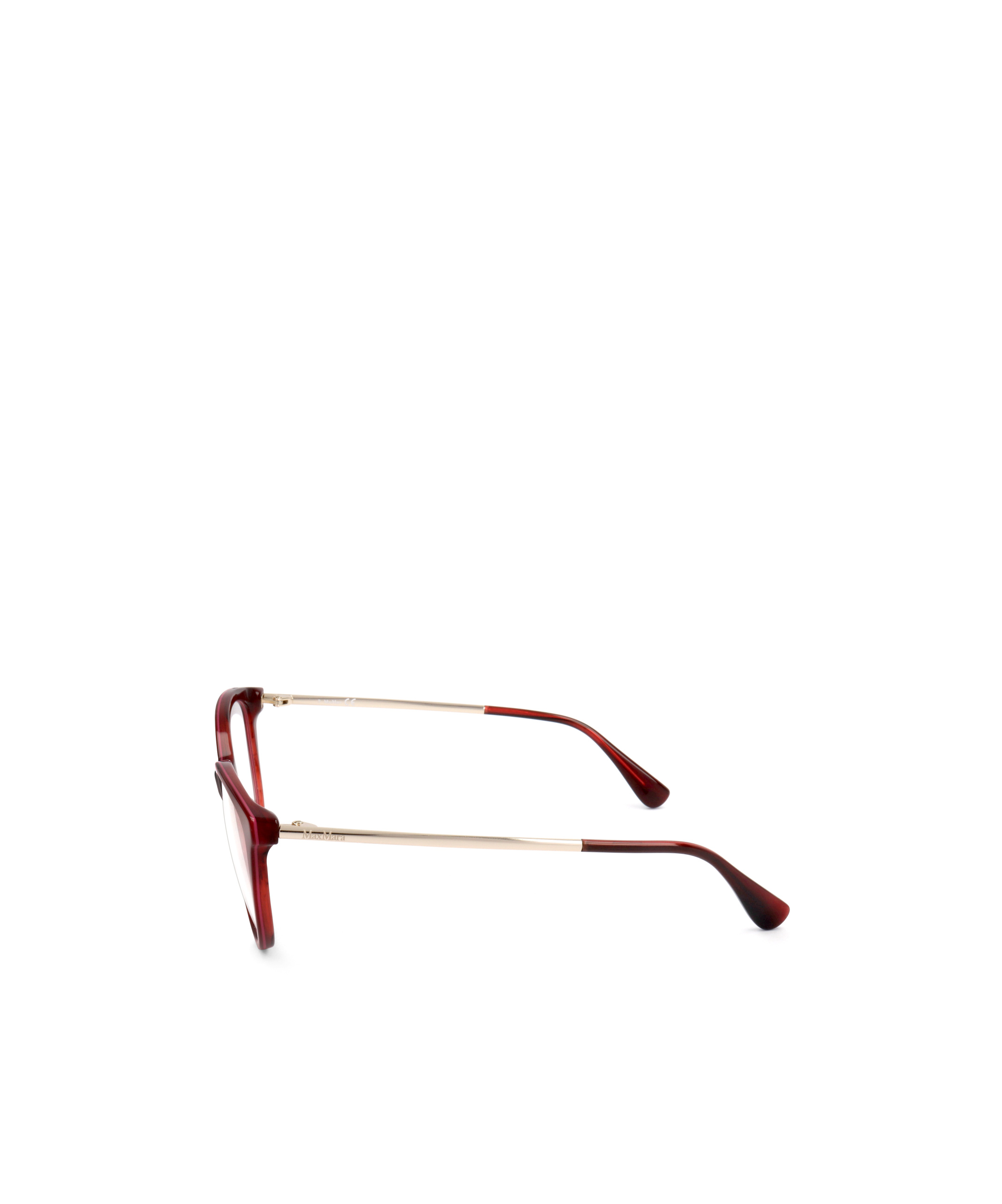 Max Mara Round-frame Optical Glasses In Red