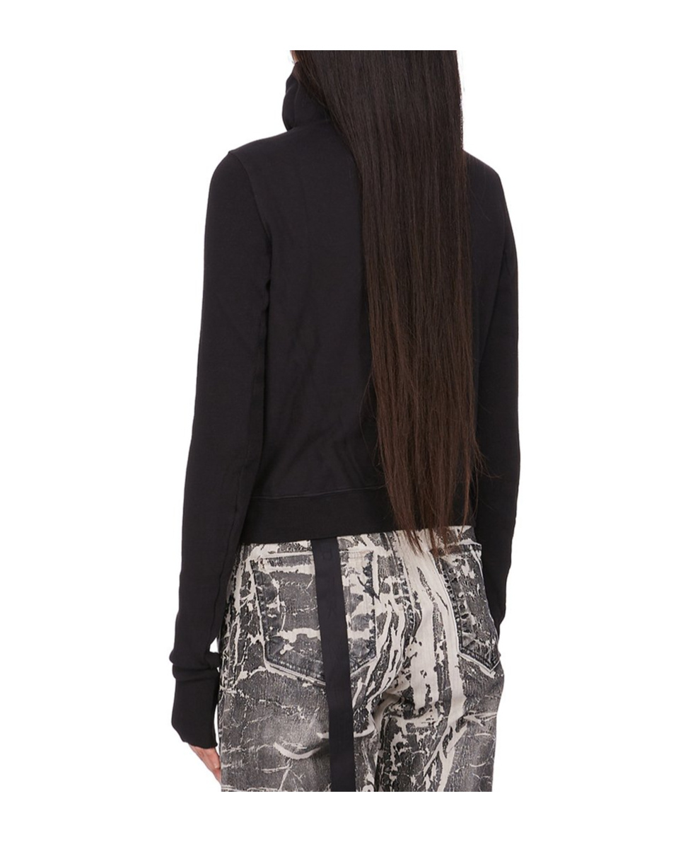 Rick Owens Drkshdw Black Hollywood Mountain Sweatshirt In Black