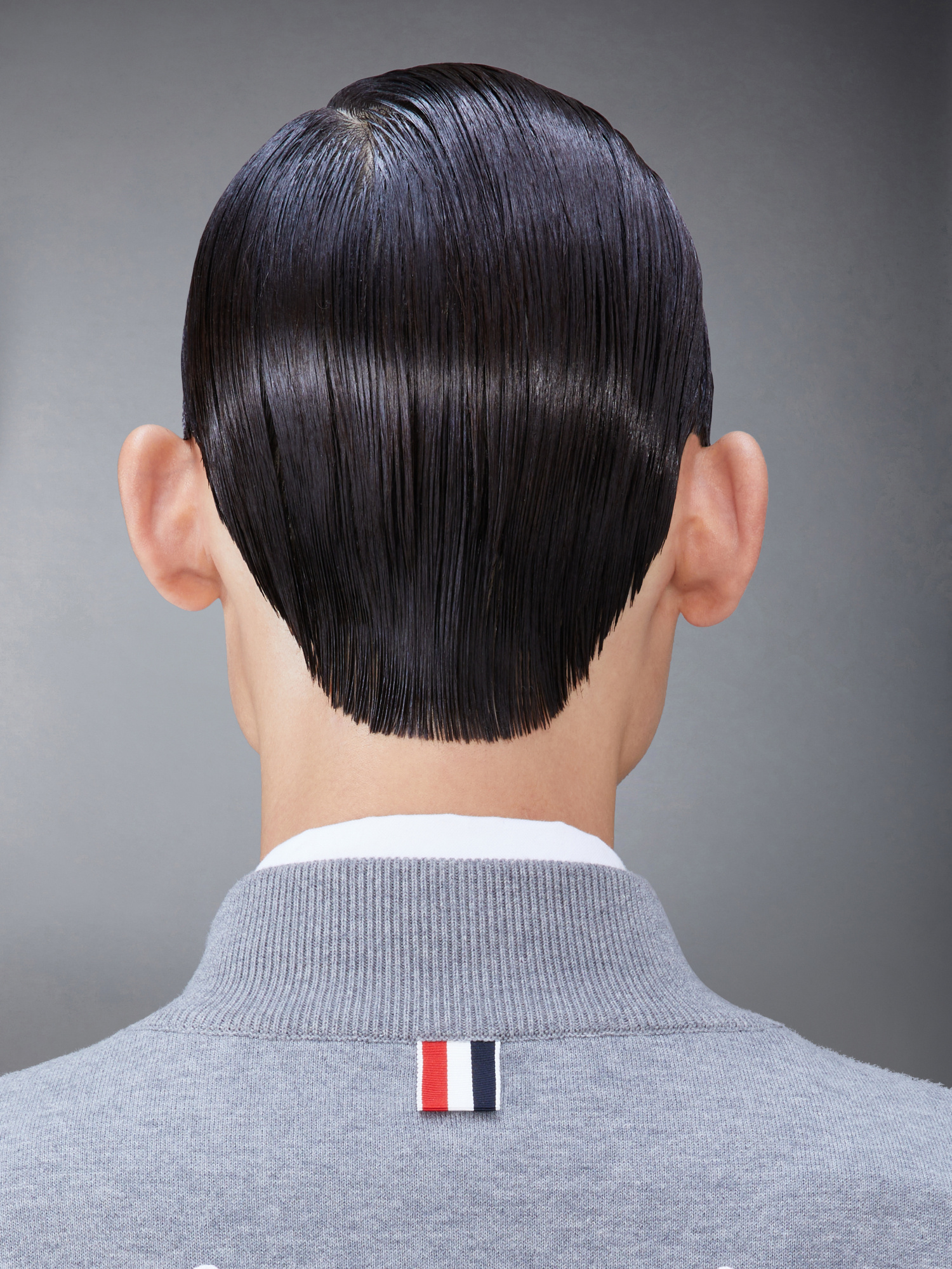 Thom Browne Crab Gem Icon Cotton Bomber Jacket In Gray