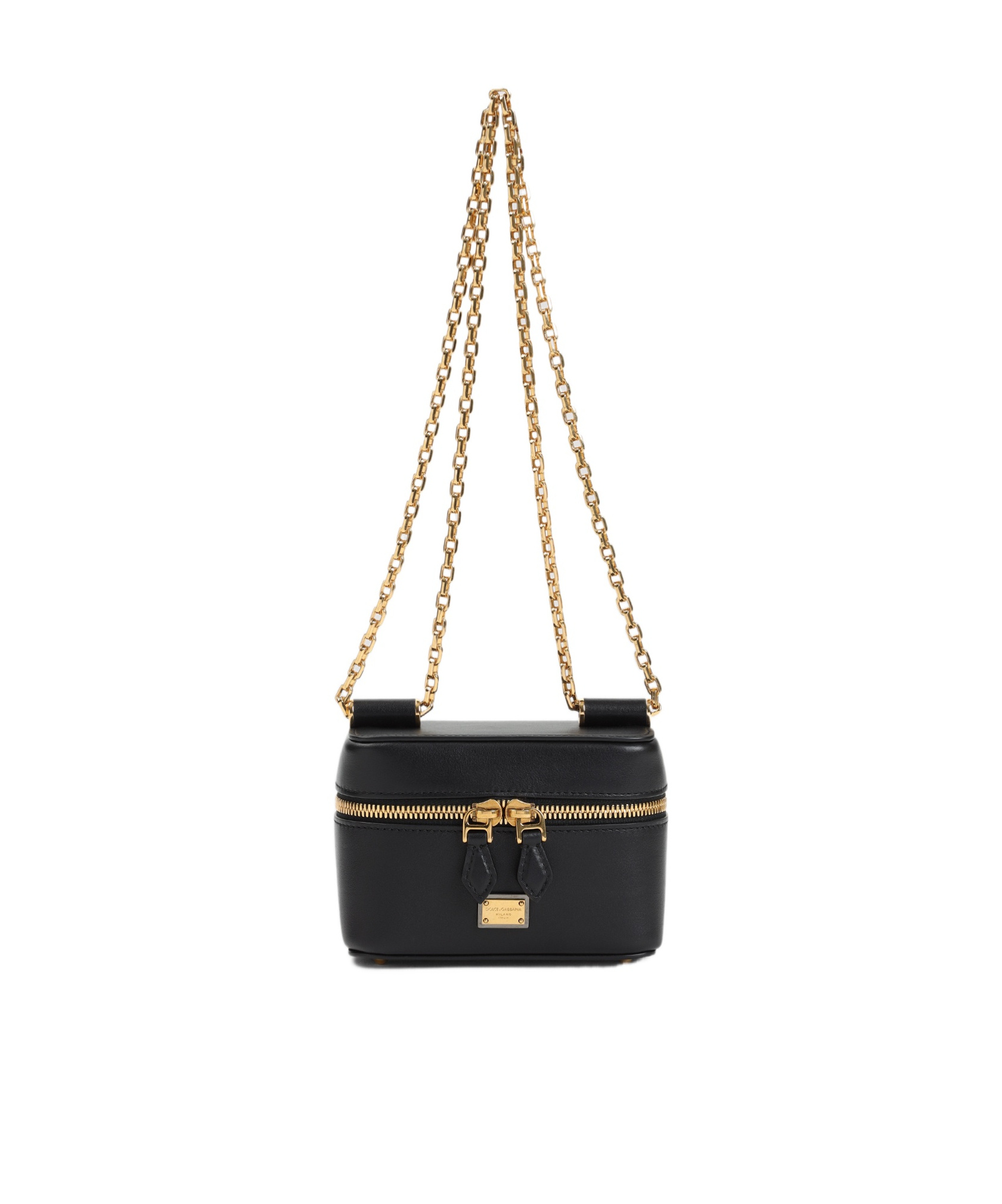 【関税&送料込み】Dolce & Gabbana Sicily Cube Cosmetic Bag Dolce & Gabbana Sicily Cube Vanity Bag In Black | ModeSens