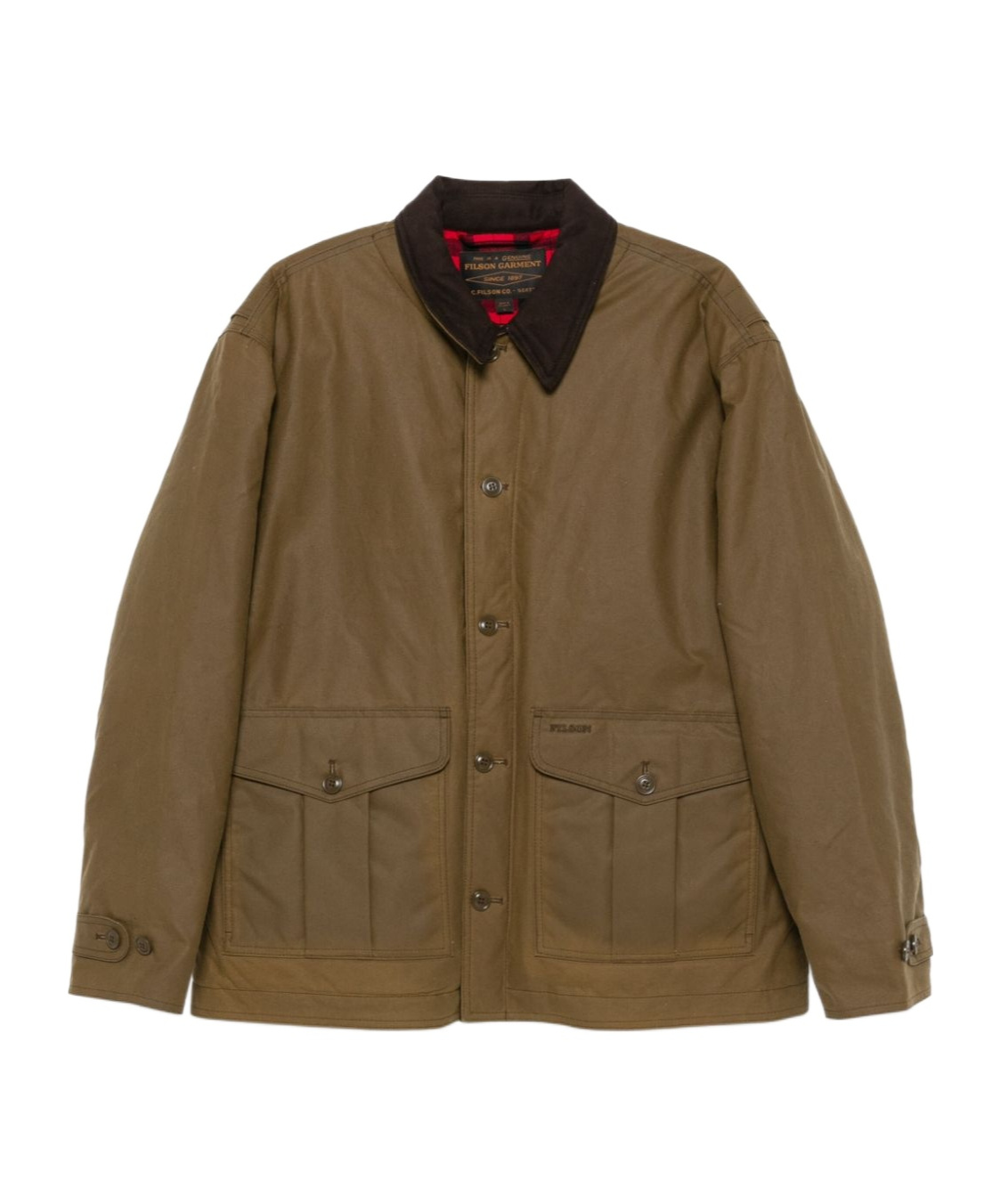 Filson Long-sleeved Casual Jacket In Brown