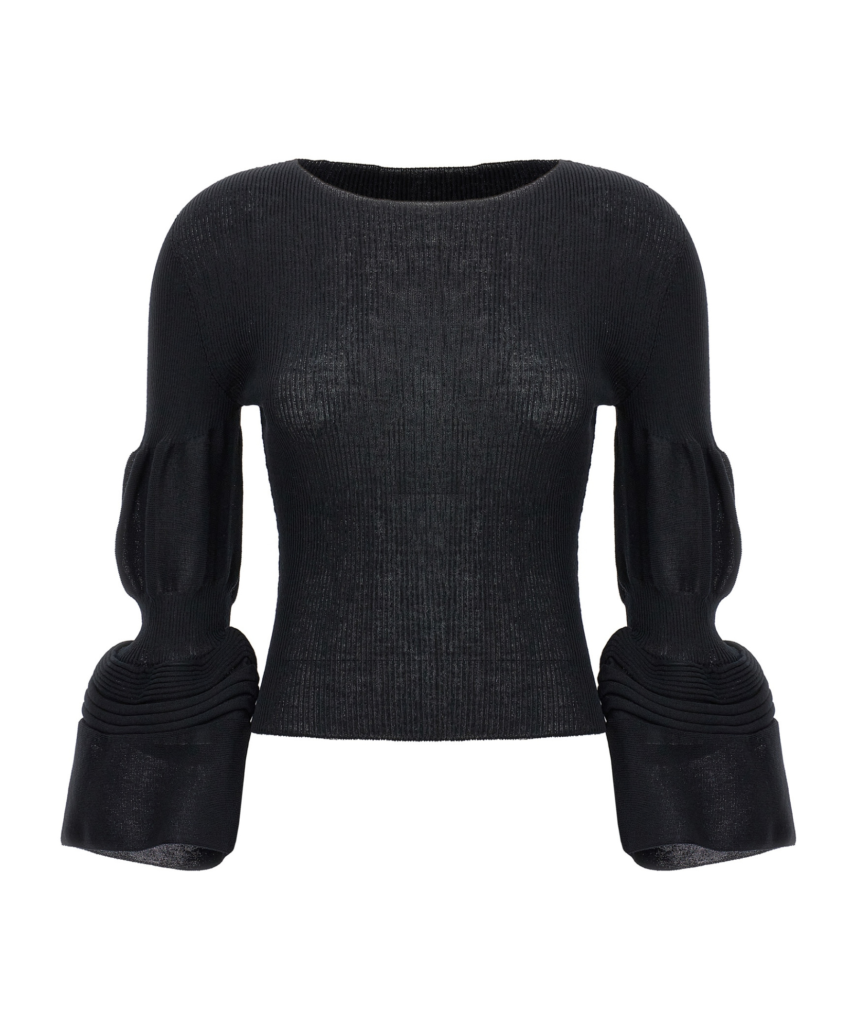 Issey Miyake Black Assemblage Branch Top In Black