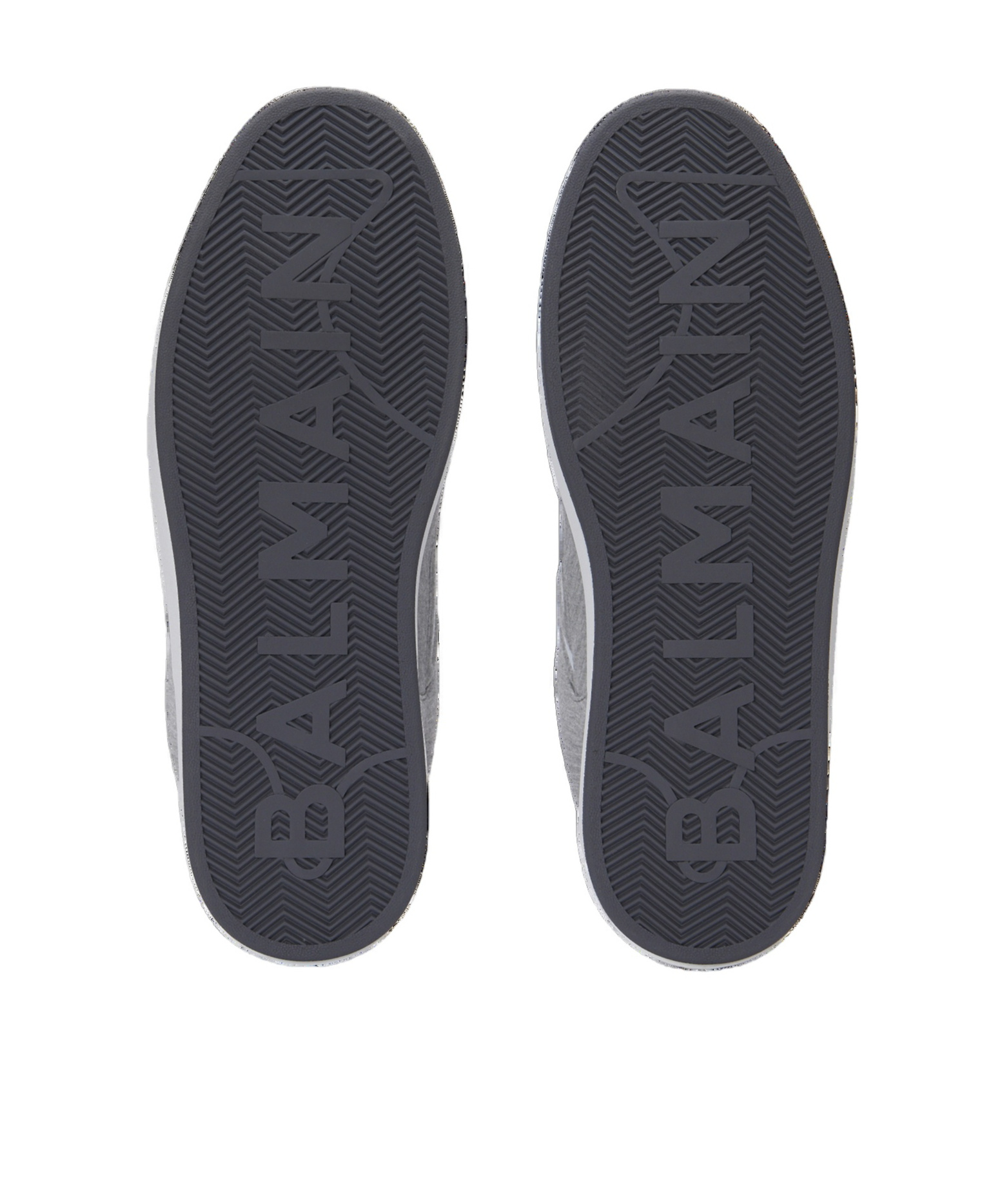 Balmain Round Head Low-cut Casual Shoes In White