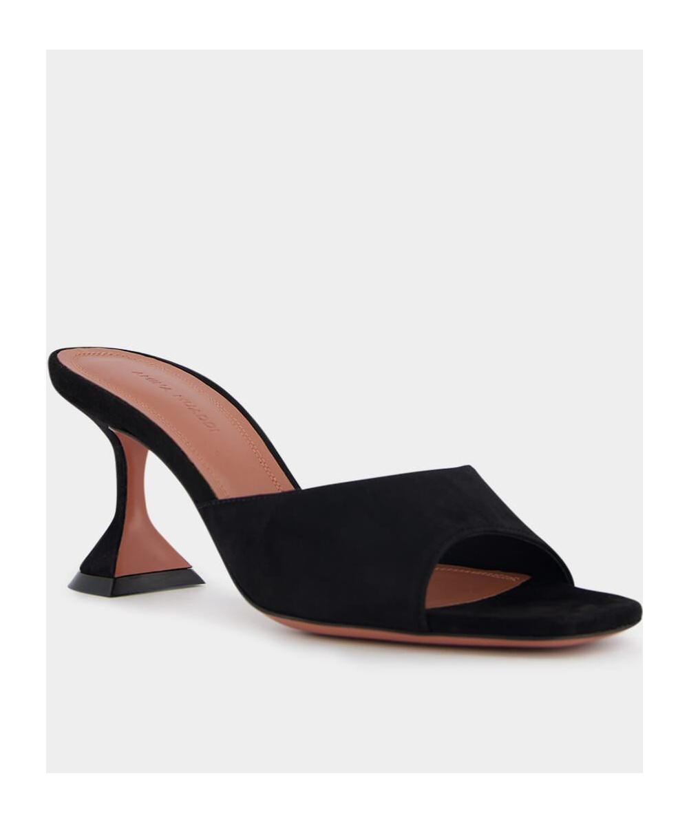 AMINA MUADDI LUPITA 70MM SUEDE MULES
