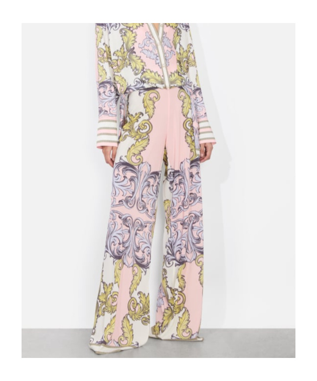 Alice And Olivia Athena Flared Wide Leg Pants Day Dreamer