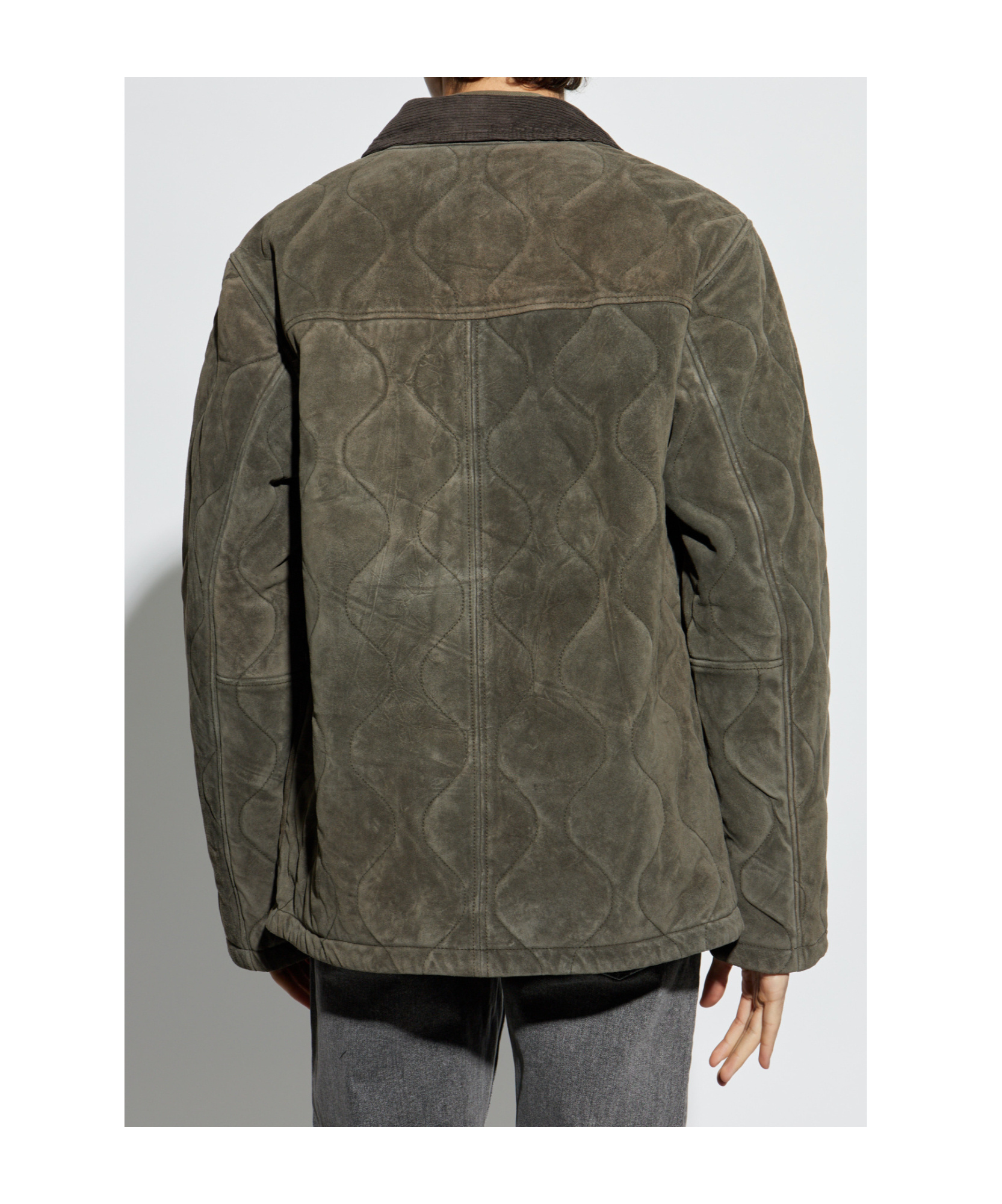 Allsaints Dakota Leather Jacket In Green