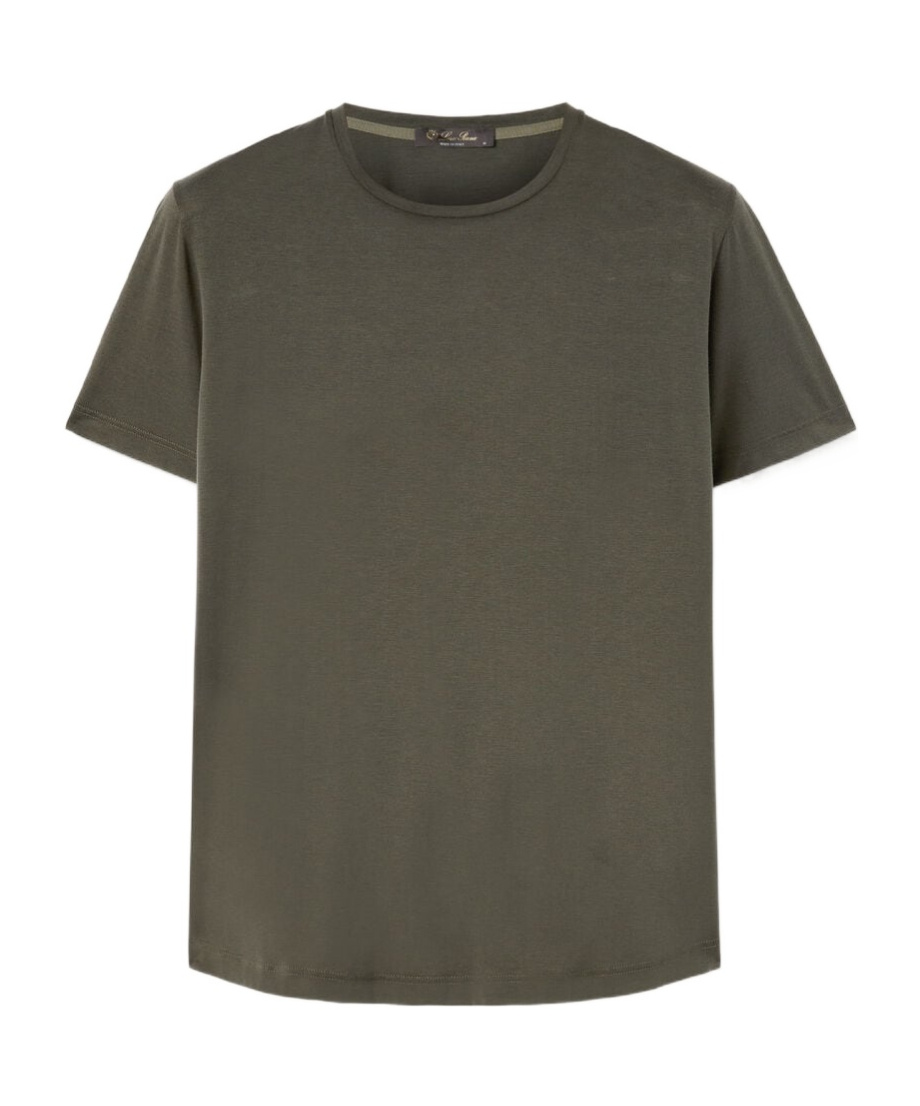Loro Piana Short-sleeved T-shirt In Chlorophyll Green