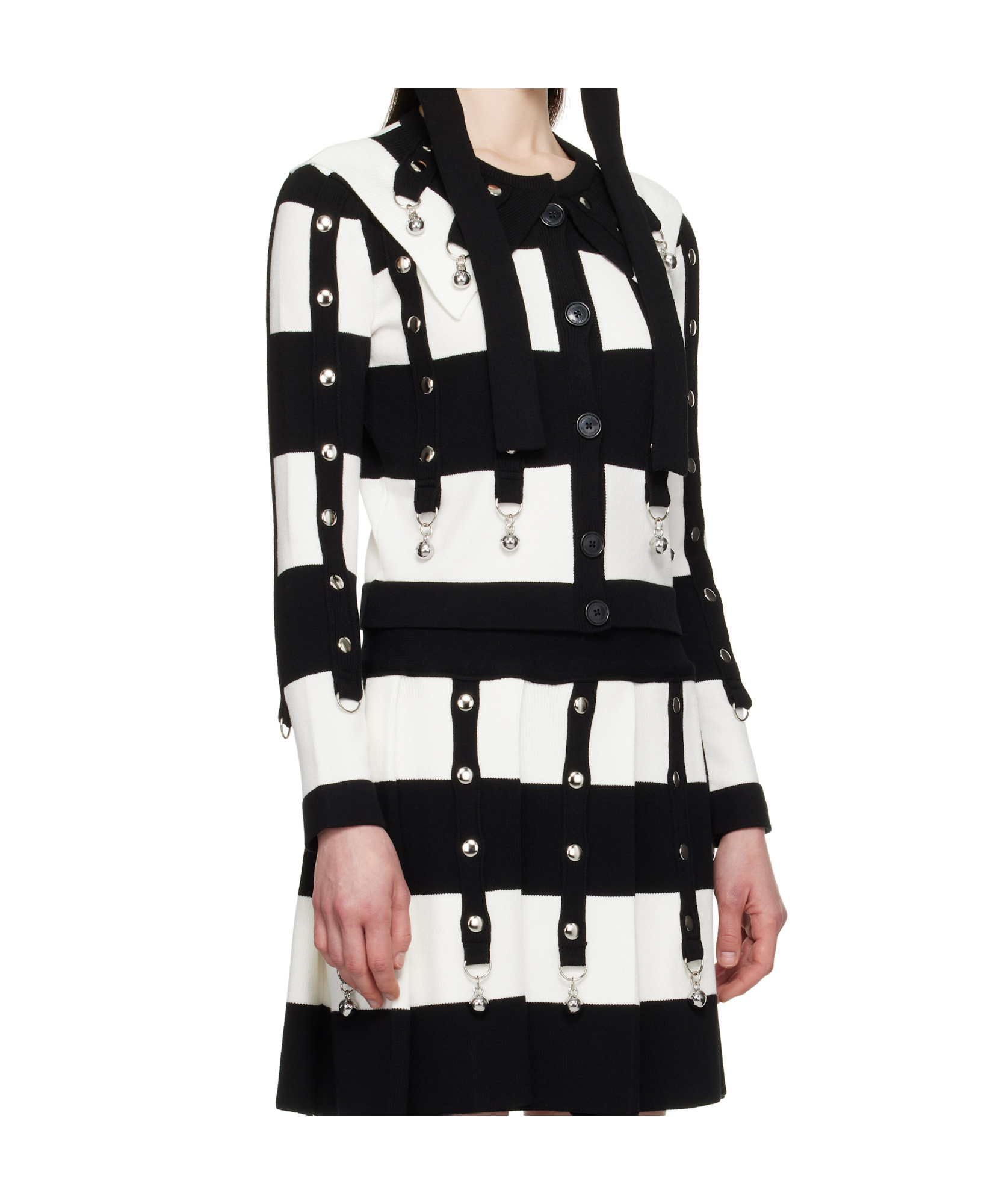 Chopova Lowena Long-sleeved Cardigan In Black