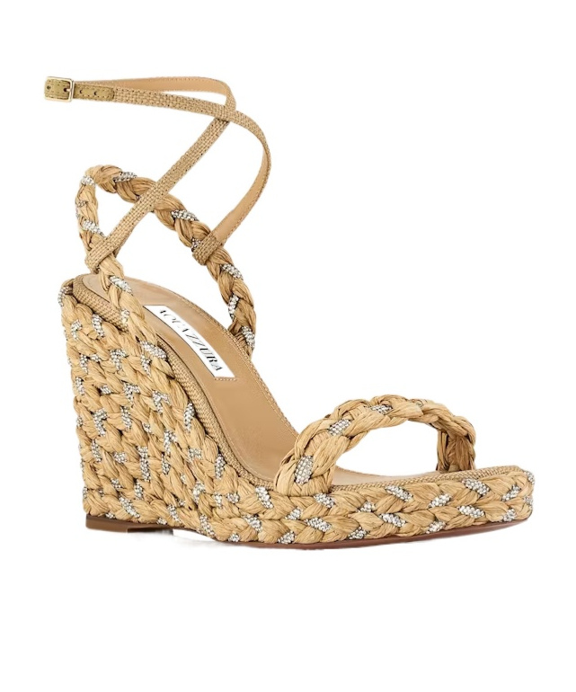 Aquazzura Costiera 120mm Wedge Espadrilles