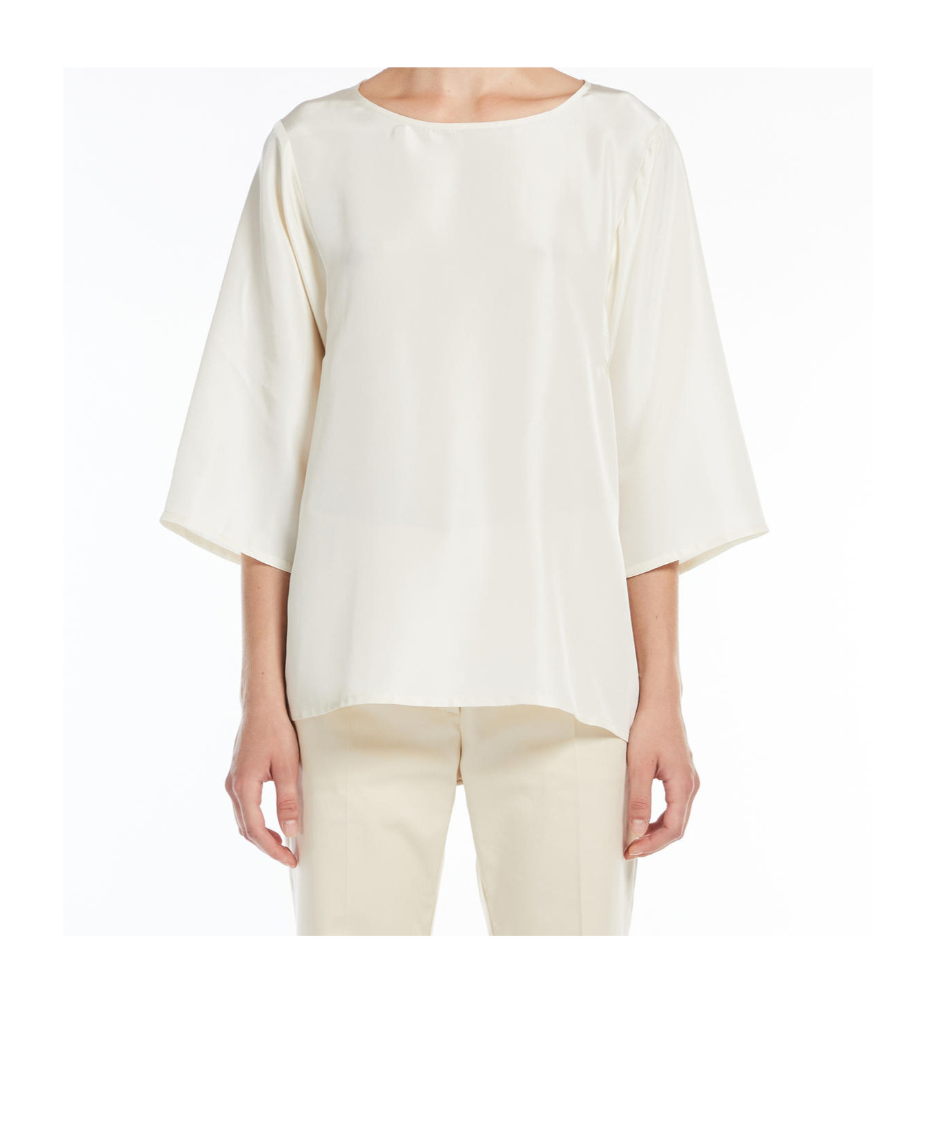 Weekend Max Mara Womens White Livorno Embroidered-sleeve Cotton-jersey T-shirt In White
