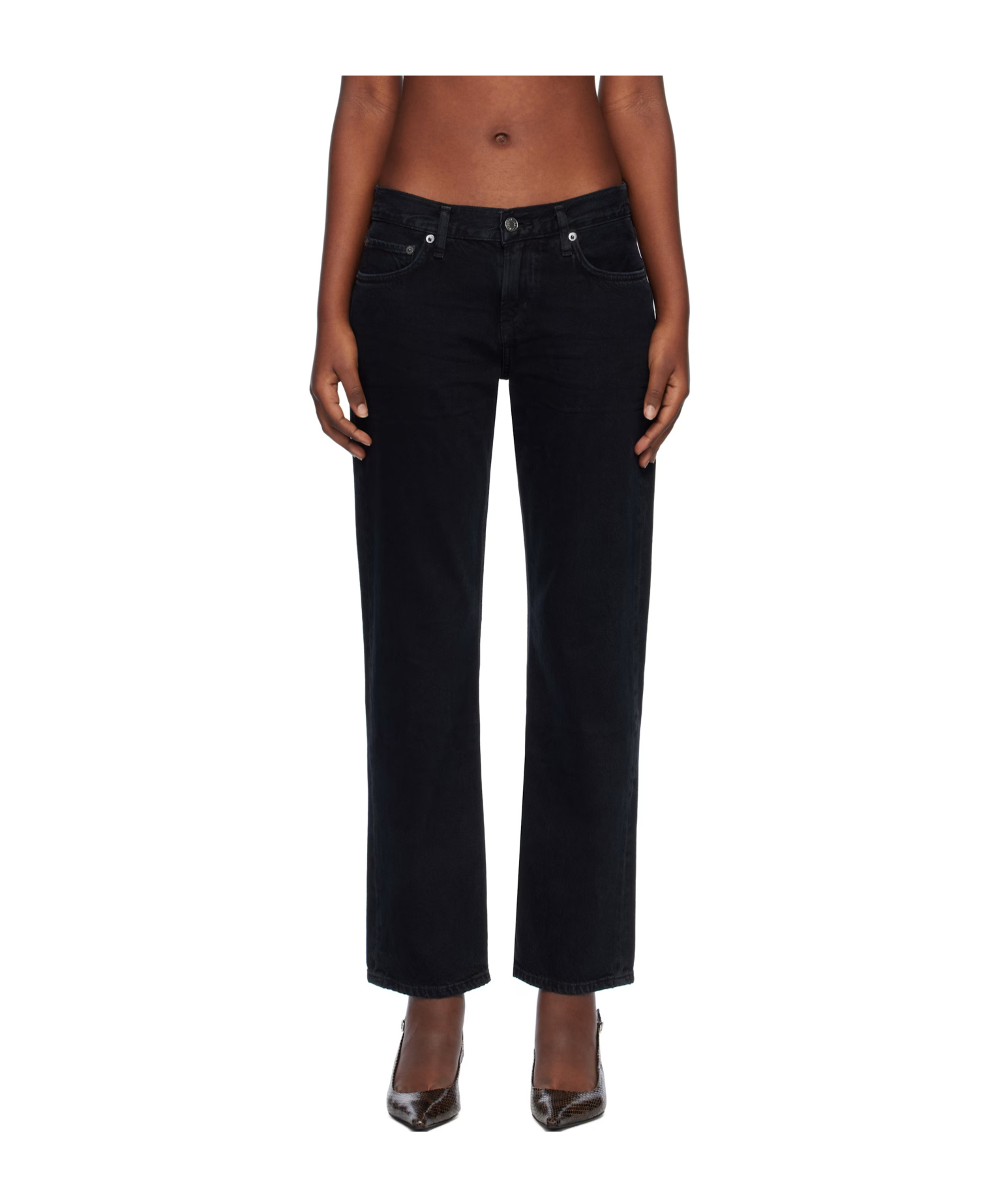 Agolde Five Pocket Denim Trousers